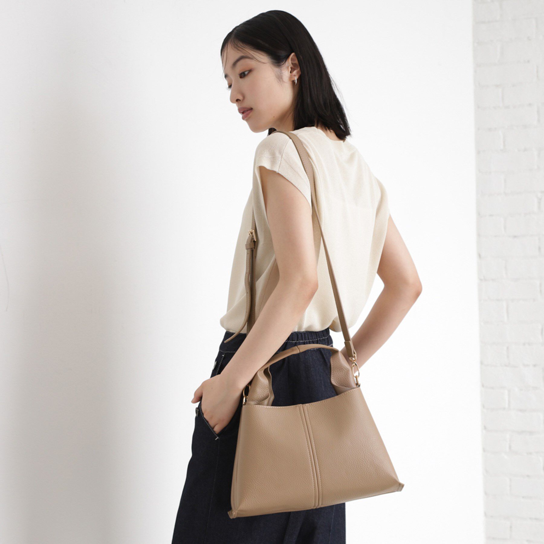 THE SHOP TK「ワンハンドルバッグ【2WAY】」|ショルダー・メッセンジャー|