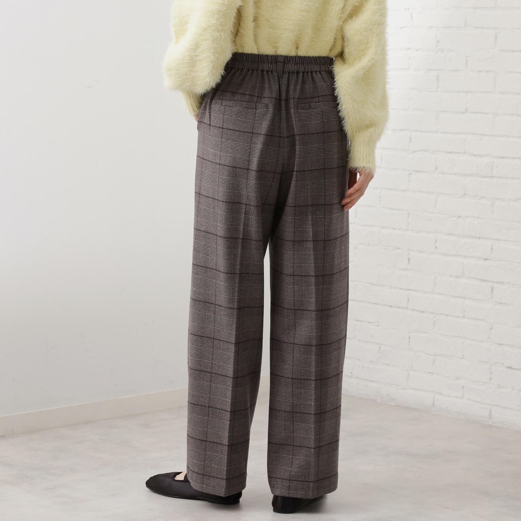 THE SHOP TK「【着丈選べる/XS～XLサイズ】あったか裏起毛ワイドパンツ」|その他|