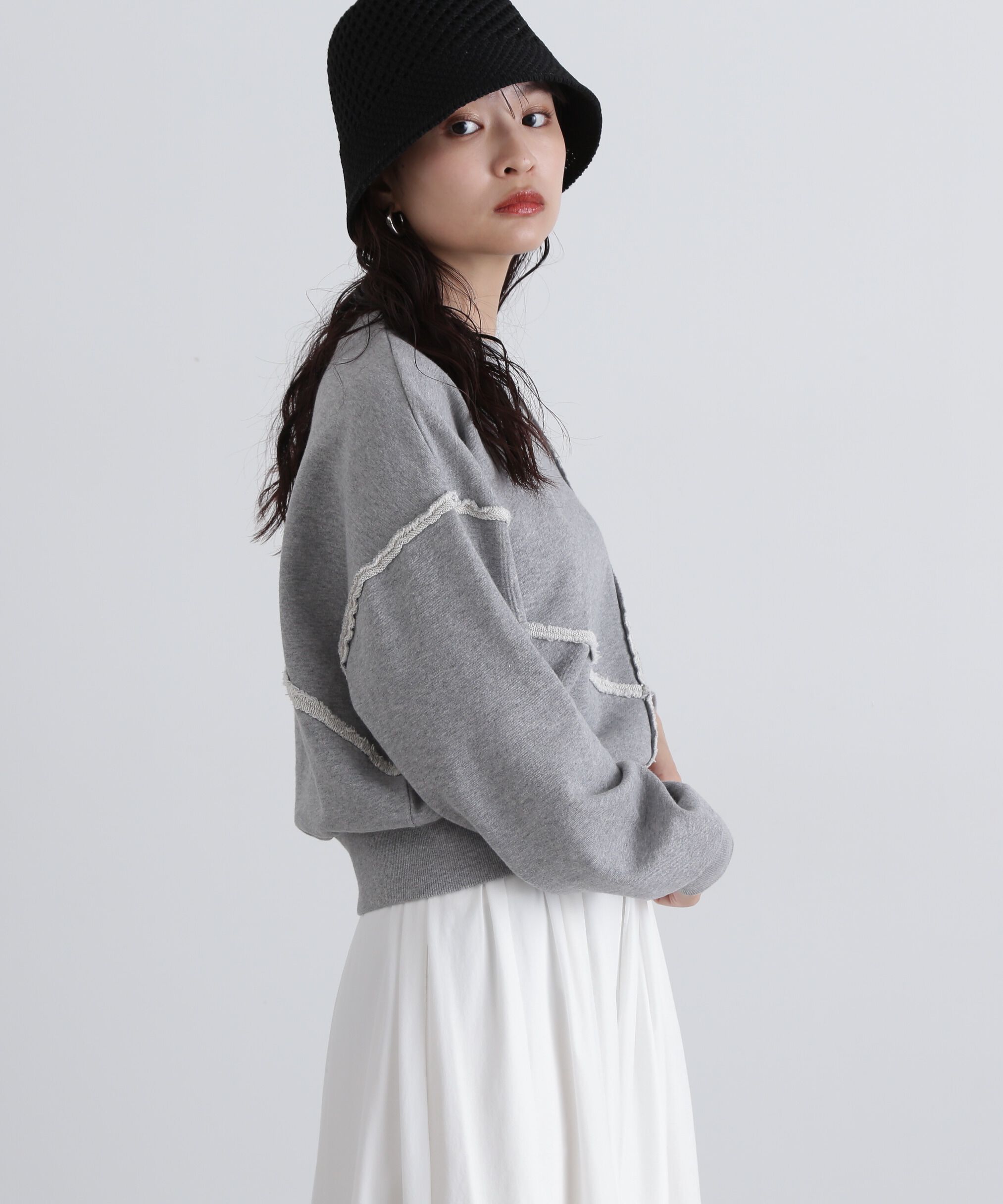  「パネルデザインスウェット」|Tシャツ・カットソー|