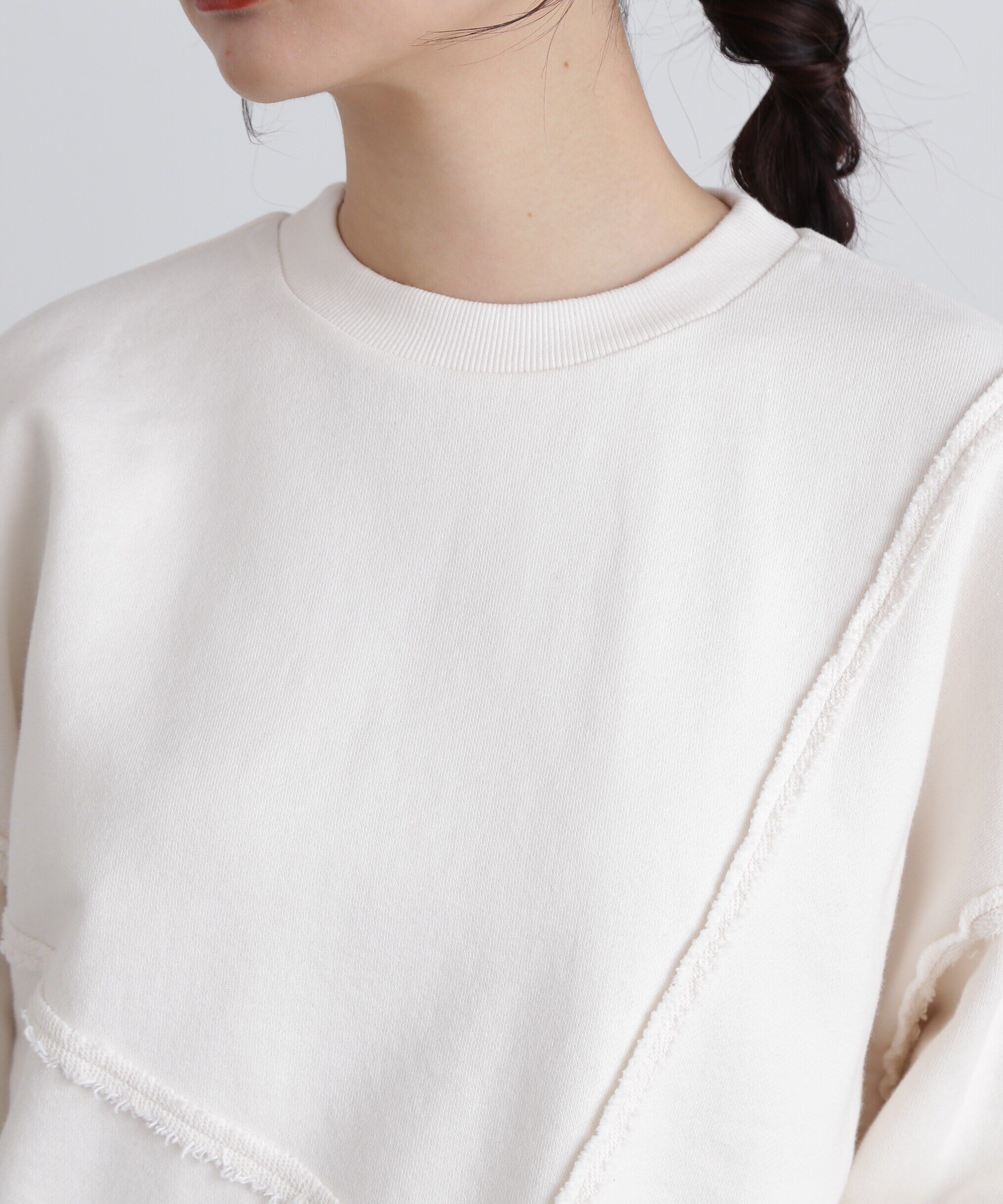  「パネルデザインスウェット」|Tシャツ・カットソー|