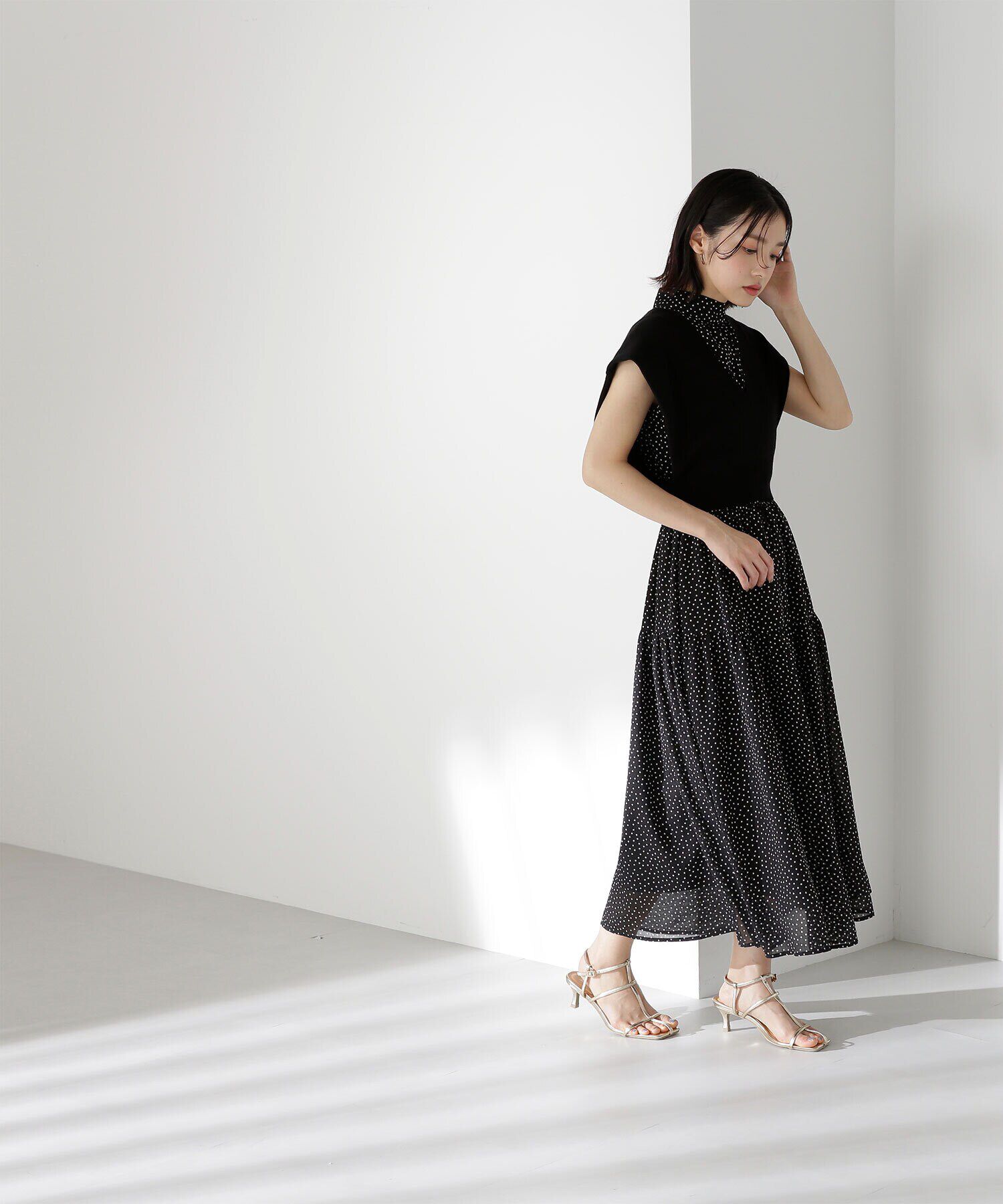  「Vネックボクシーベスト」|ニット・セーター|