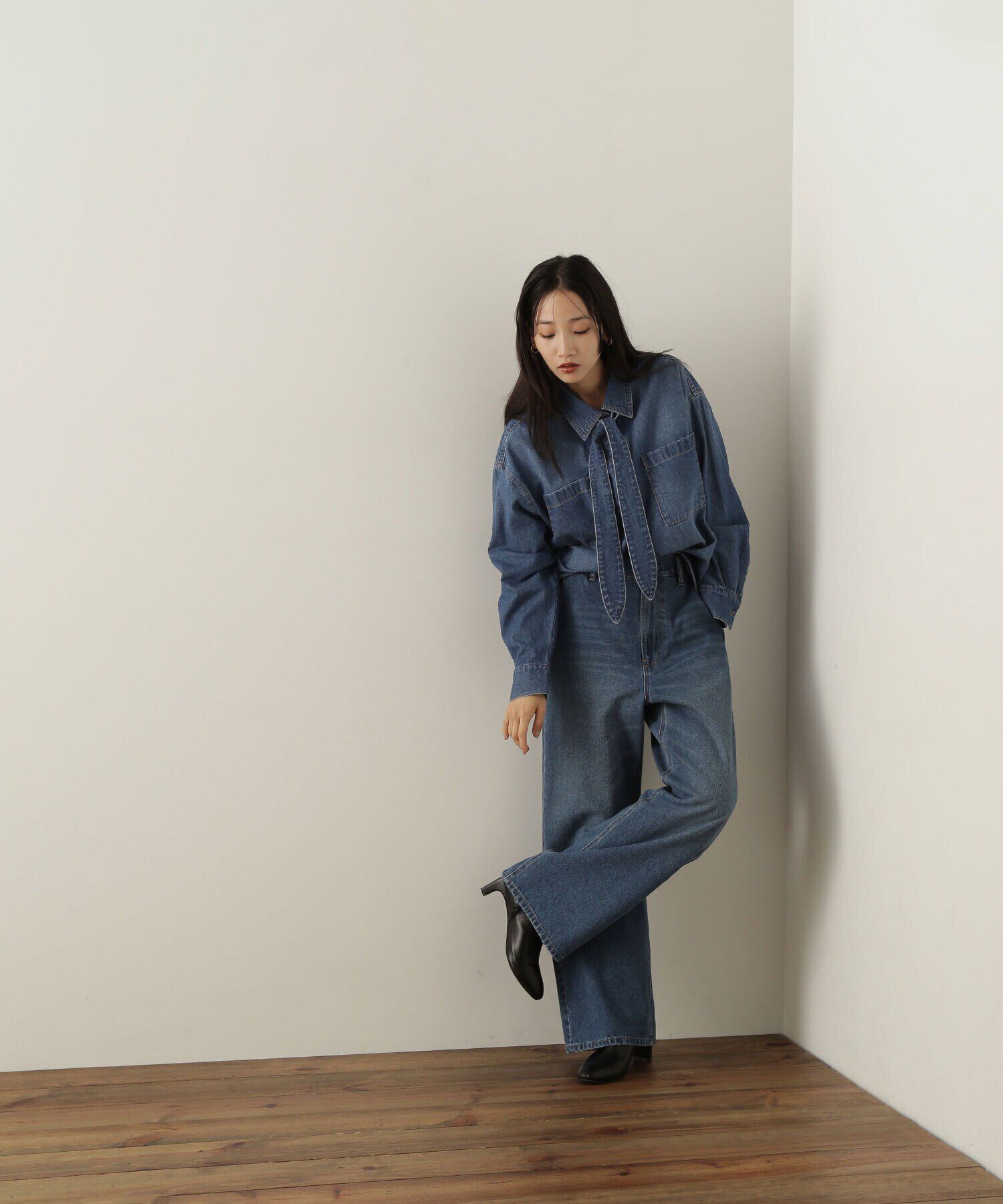  「スラックスデニムパンツ」|その他|