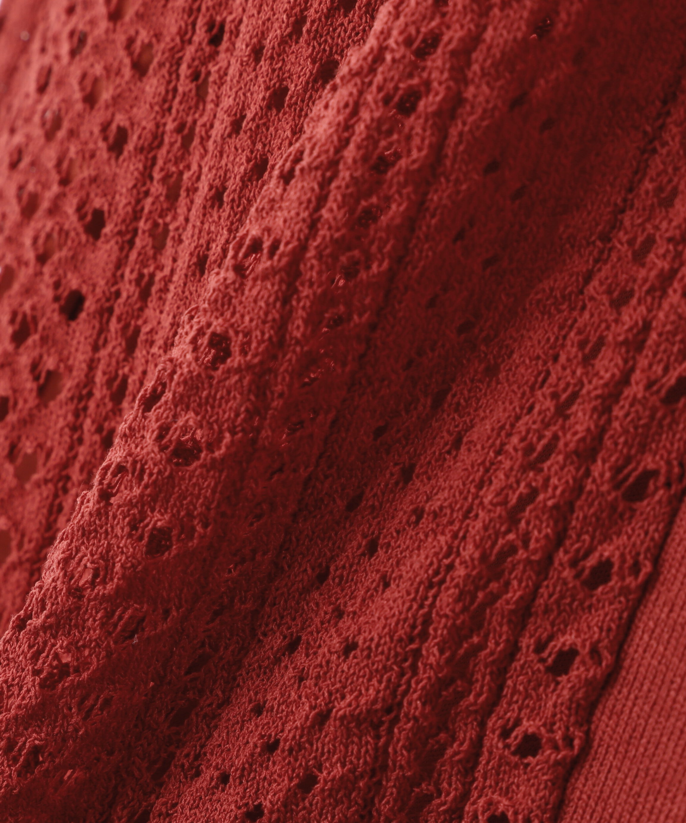  「透かし編みニットワンピース」|ワンピース|