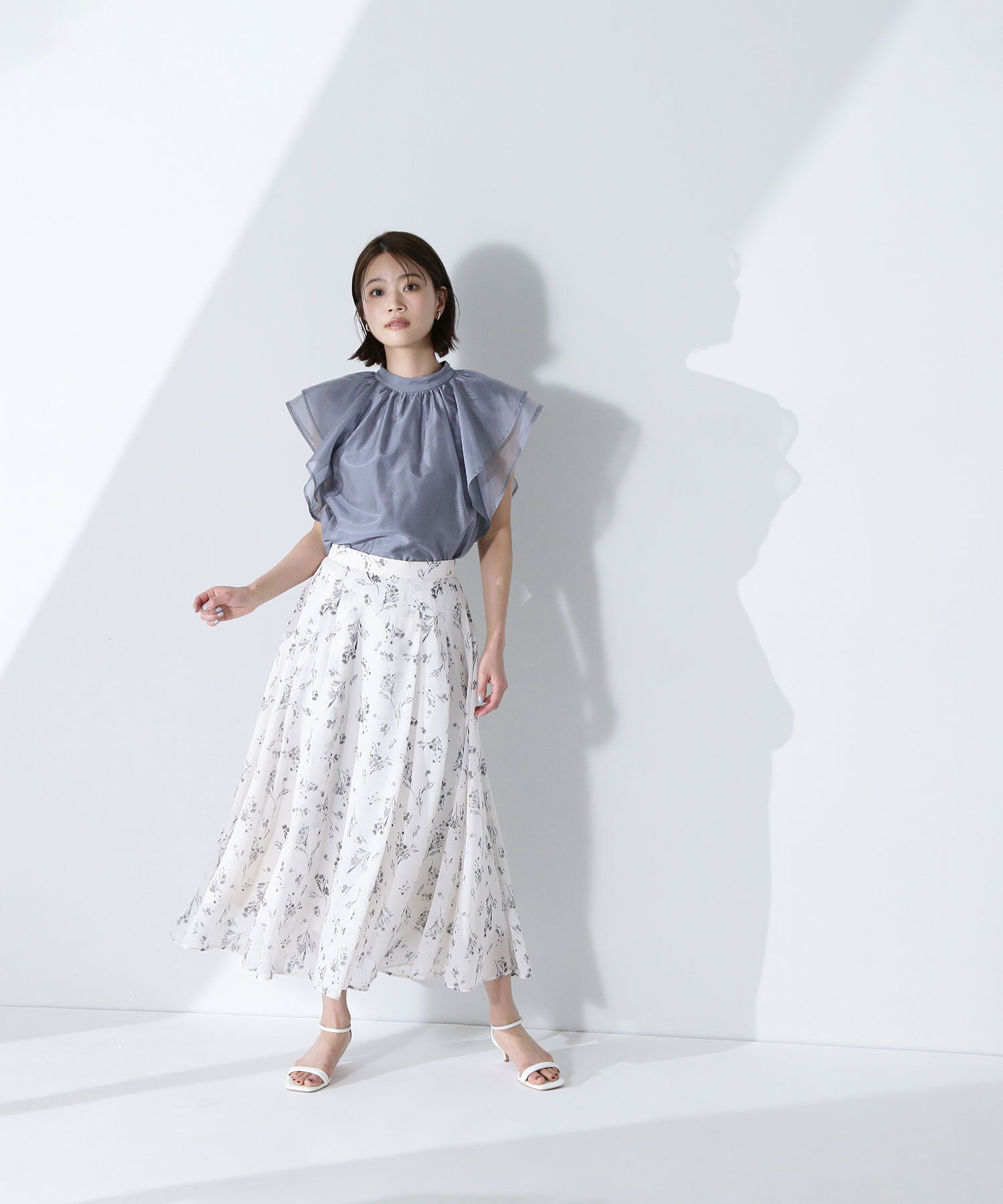  「シアーフレアスリーブブラウス」|シャツ・ブラウス|