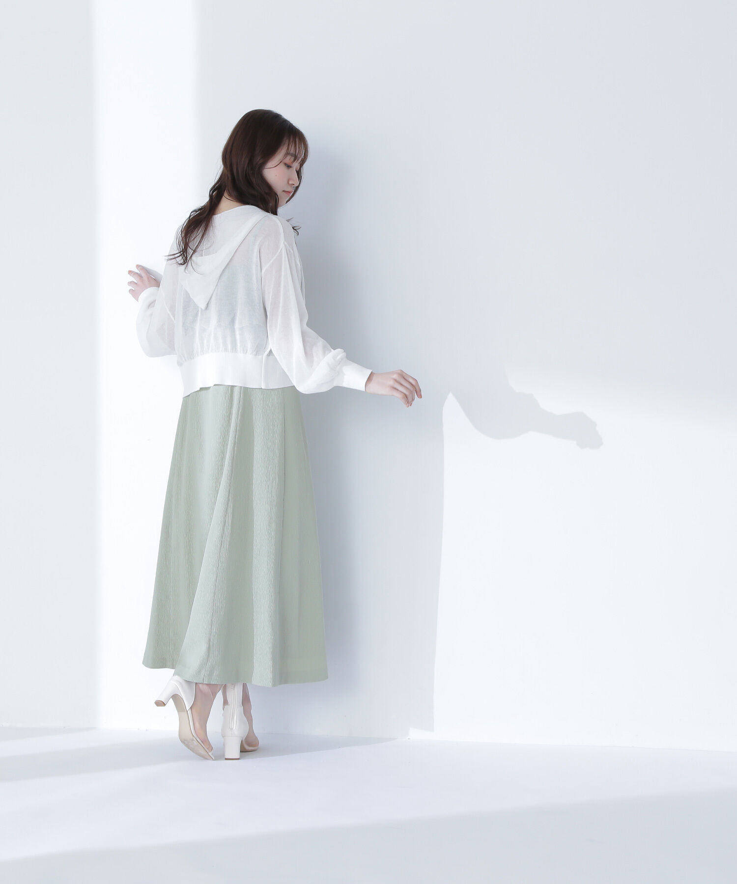  「シアージップパーカー」|ニット・セーター|