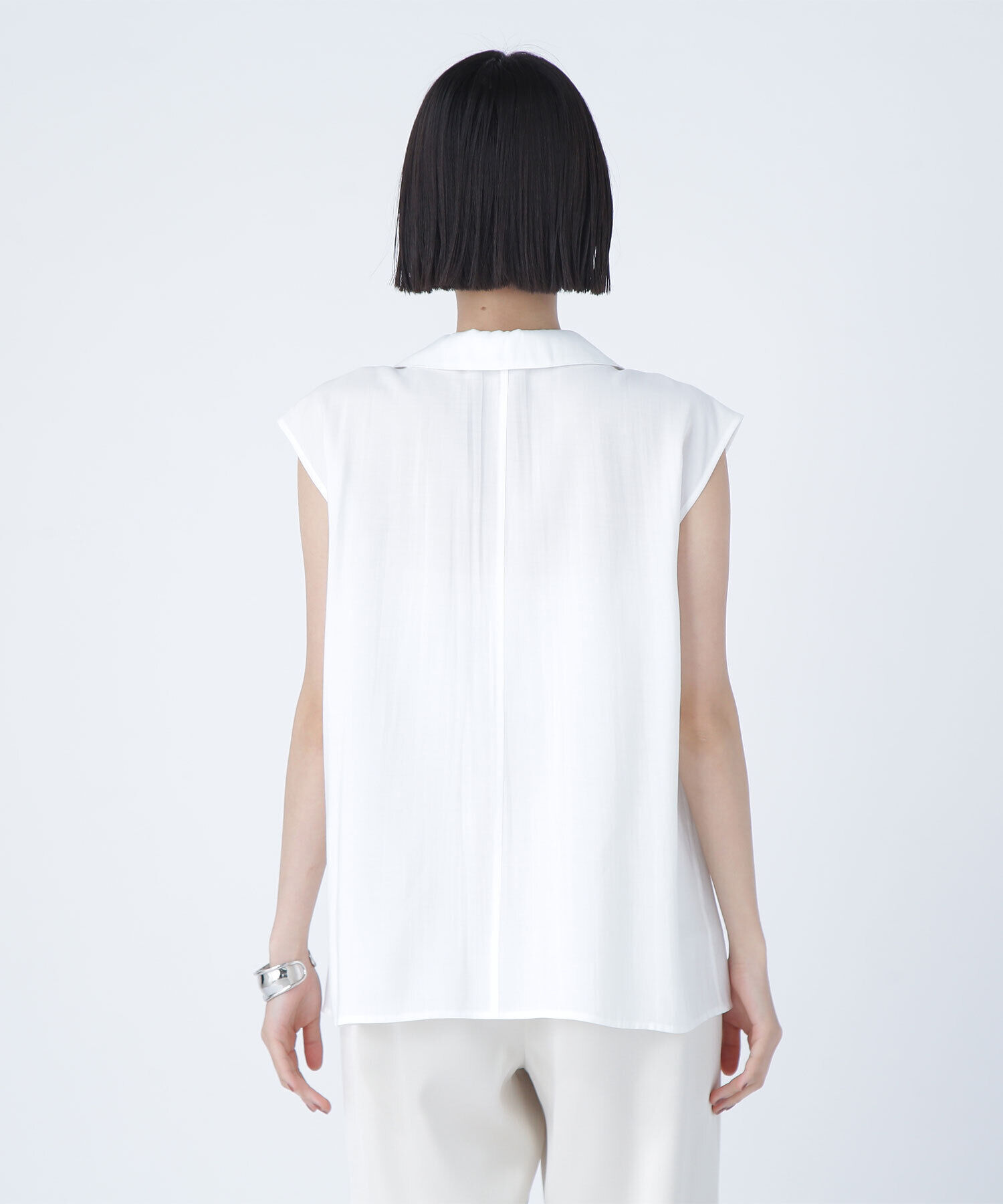  「ナローリボンスキッパーブラウス」|シャツ・ブラウス|