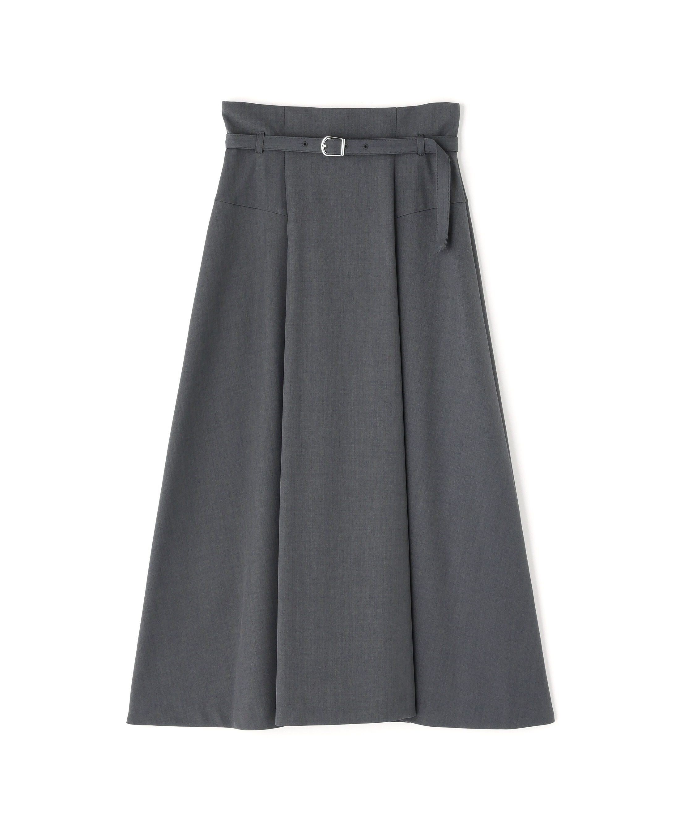  「ハイウエスト切替フレアスカート」|スカート|