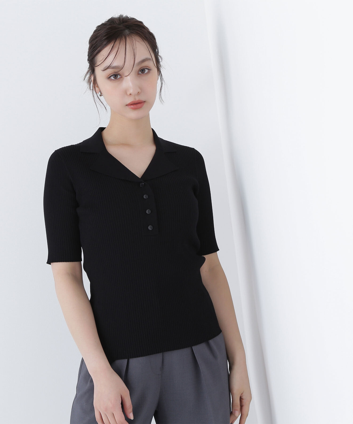  「カイキンリブニット」|ニット・セーター|クロ