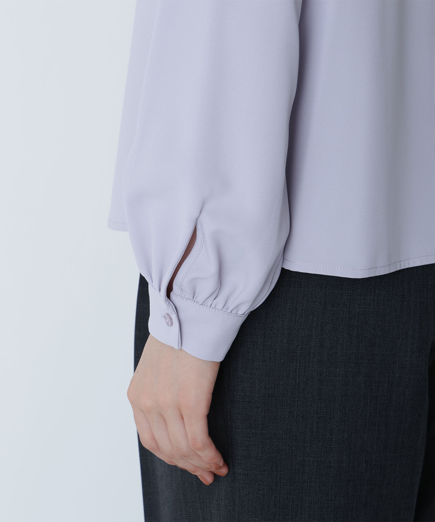  「アシメラッフルボウブラウス」|シャツ・ブラウス|