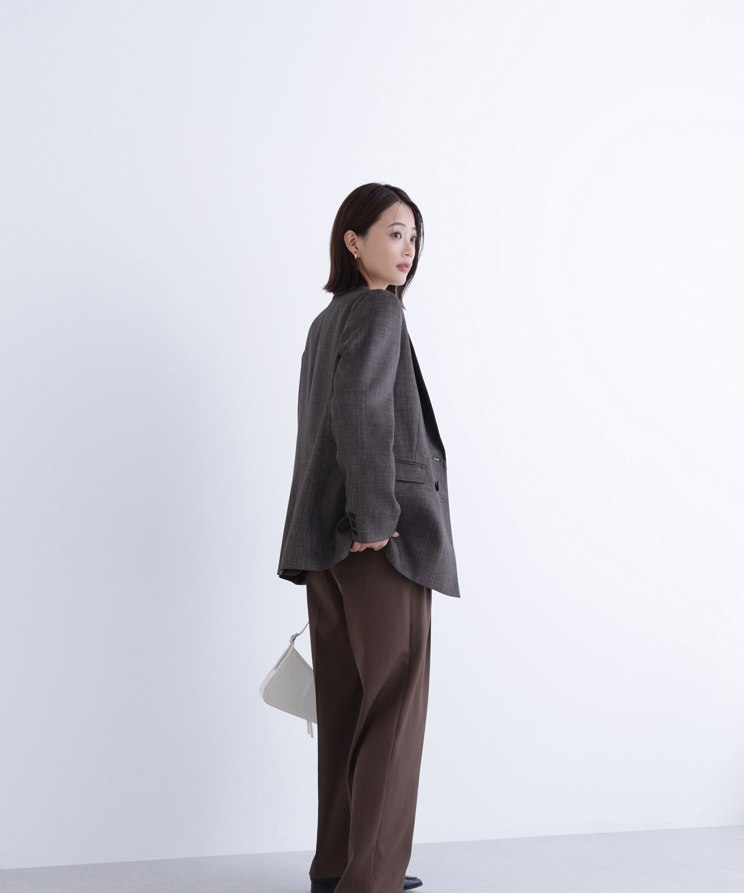  「シャークスキン SETUPダブルブレストジャケット」|その他|