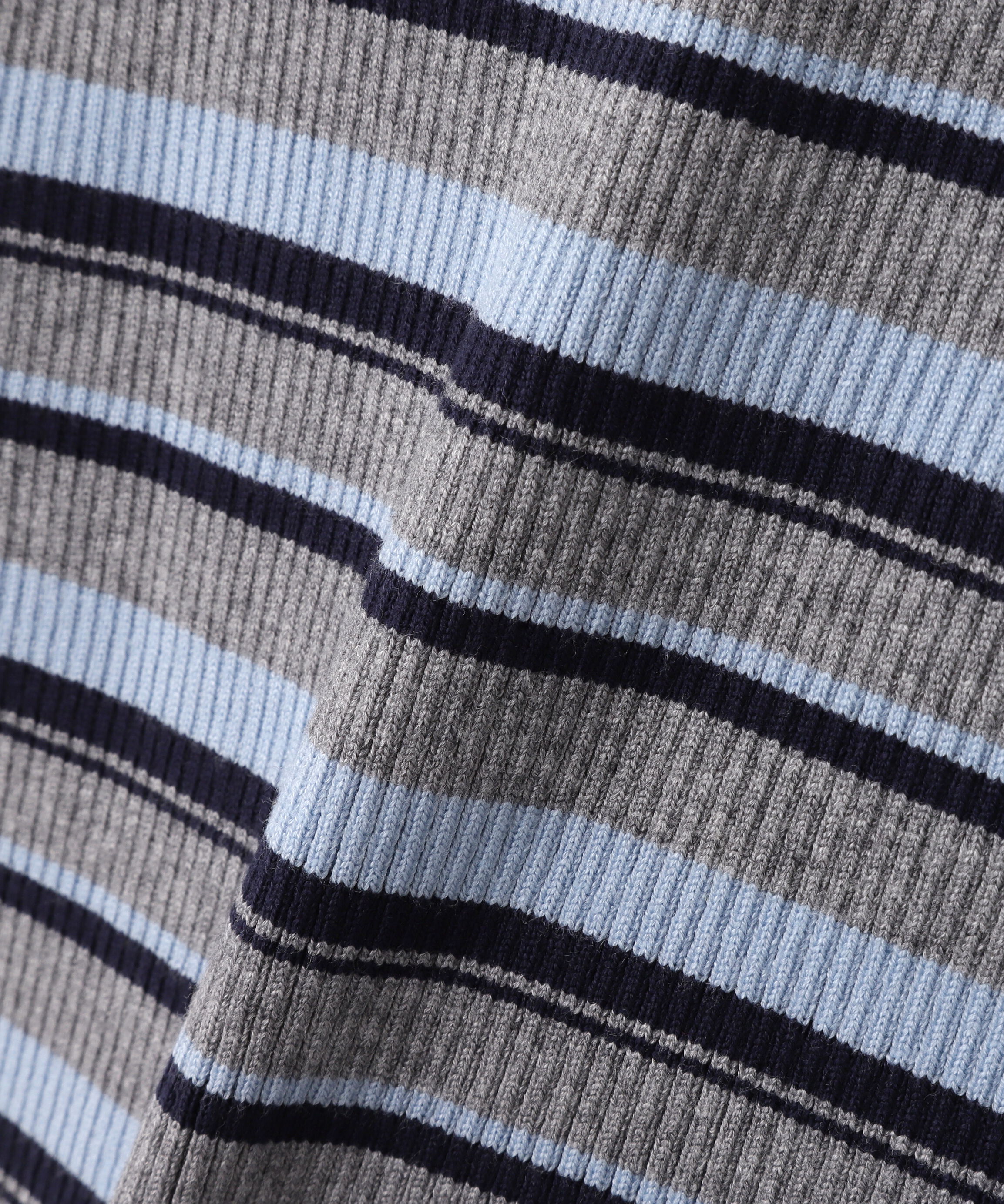  「マルチボーダーリブニット」|ニット・セーター|