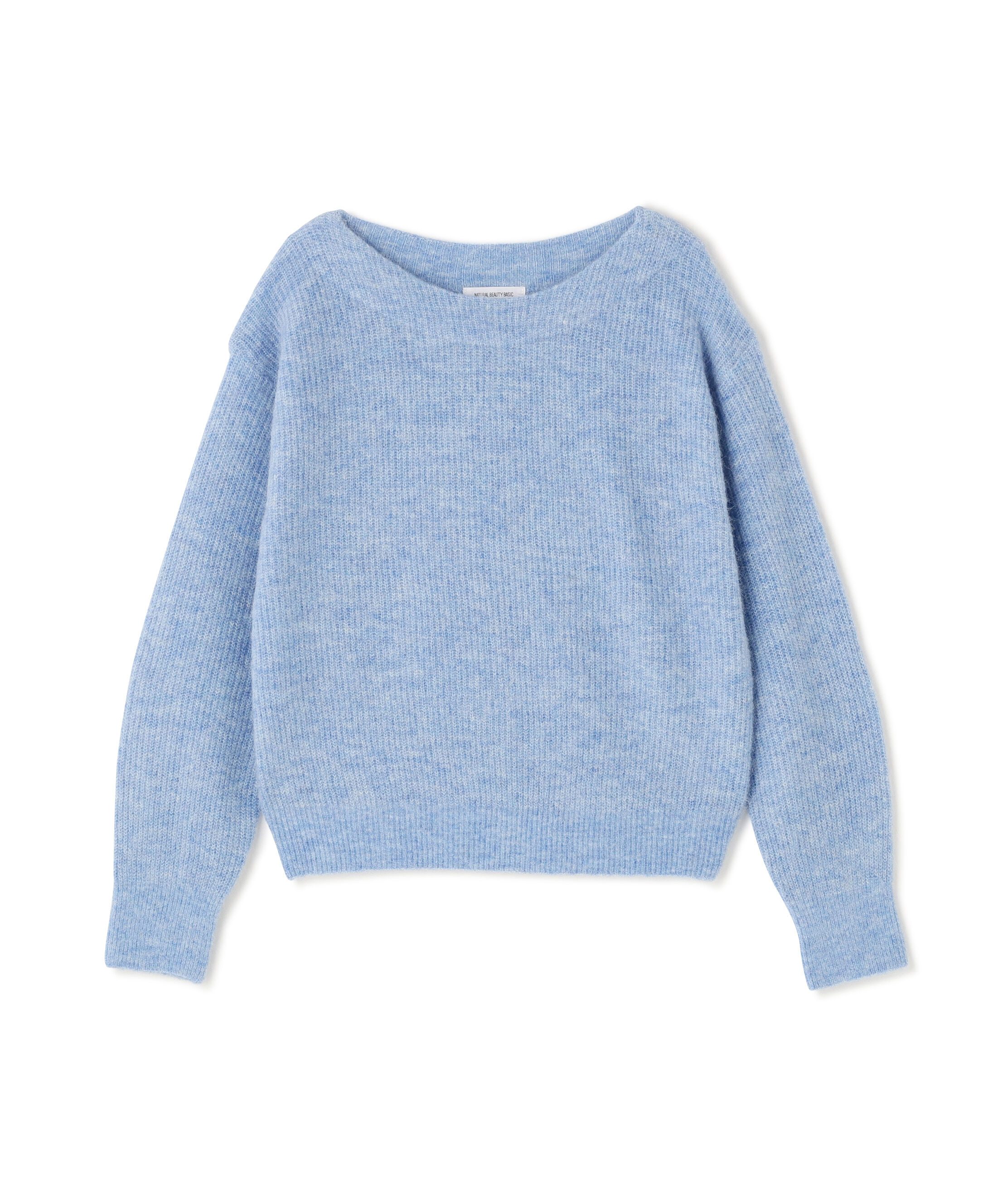  「アルパカ混クルーネックニット」|ニット・セーター|