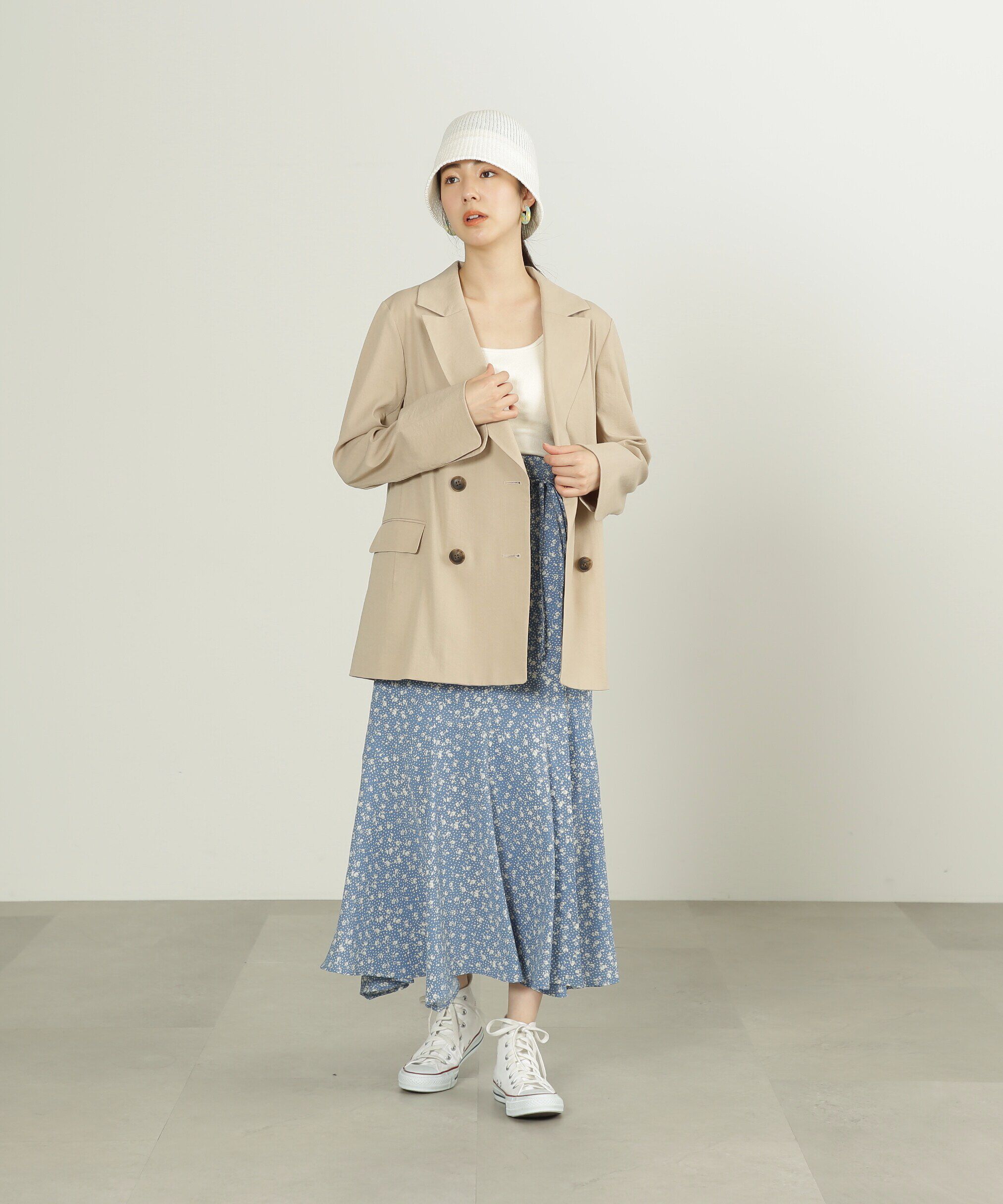  「麻調合繊ダブルブレストジャケット」|その他|