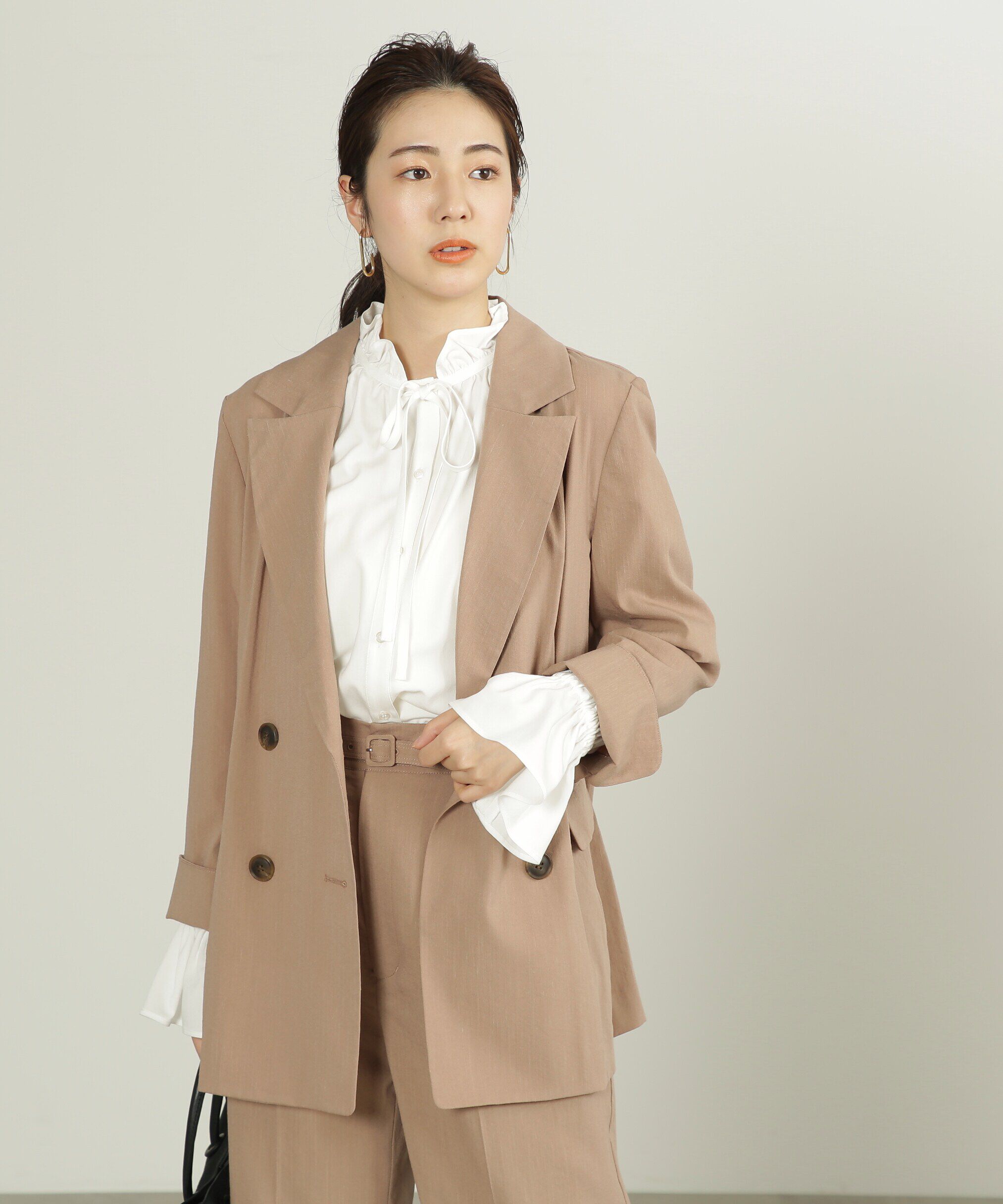  「麻調合繊ダブルブレストジャケット」|その他|