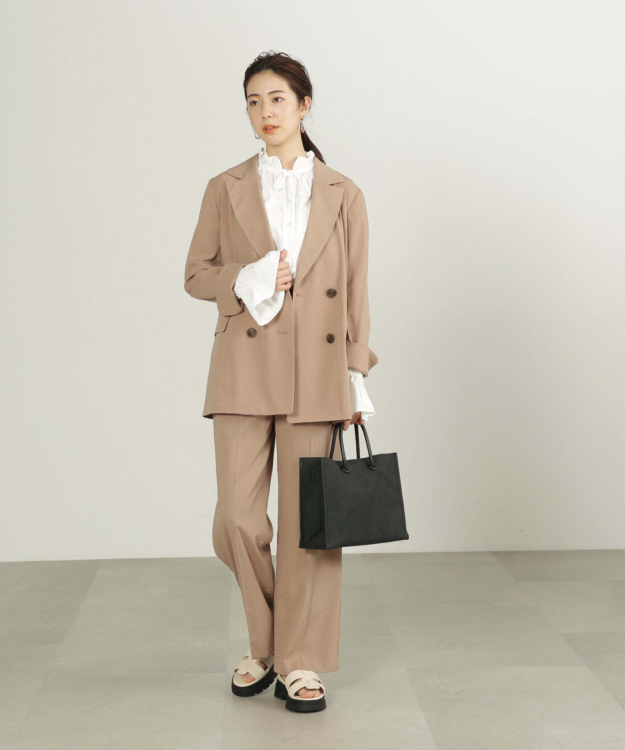  「麻調合繊ダブルブレストジャケット」|その他|