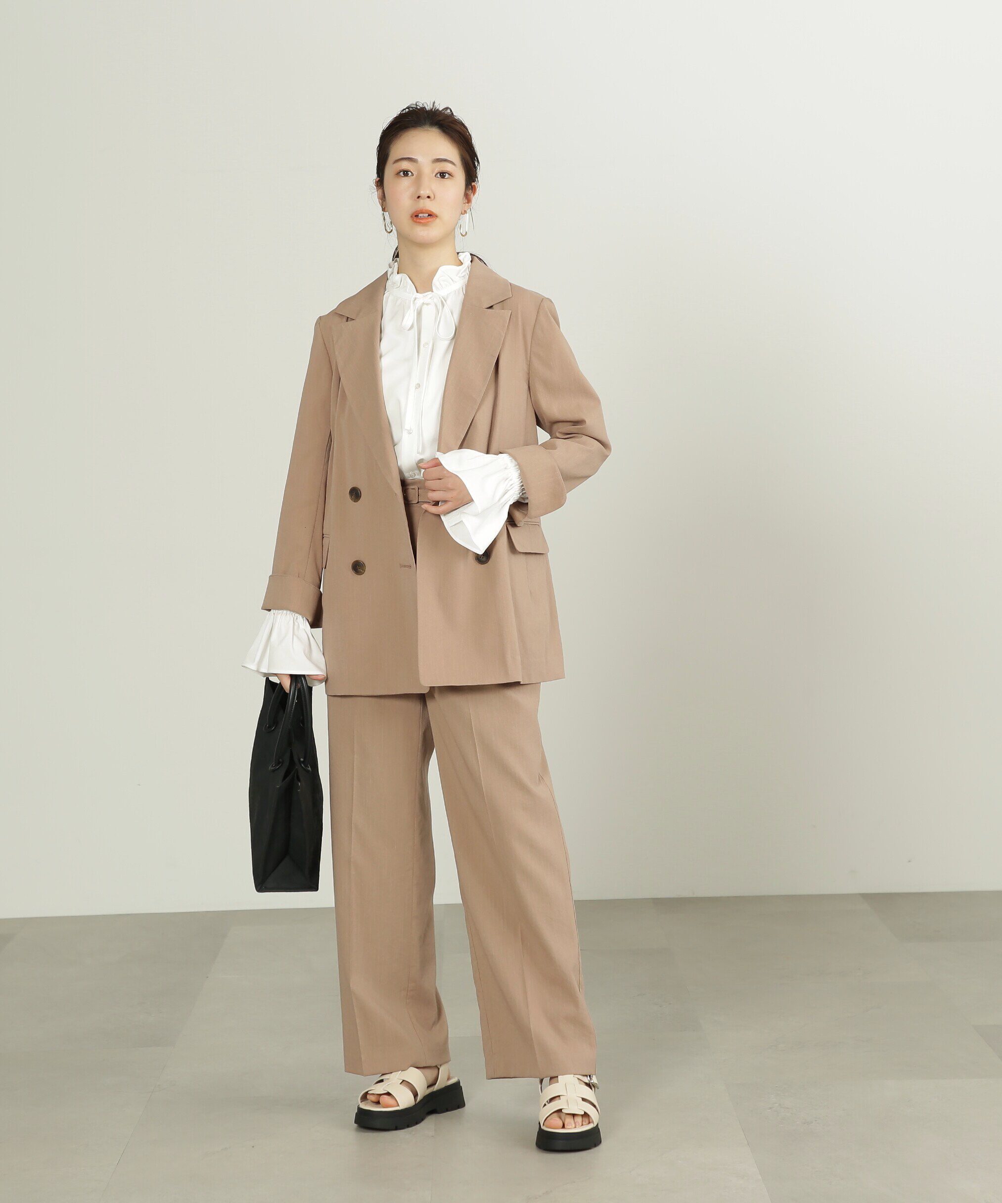  「麻調合繊ダブルブレストジャケット」|その他|