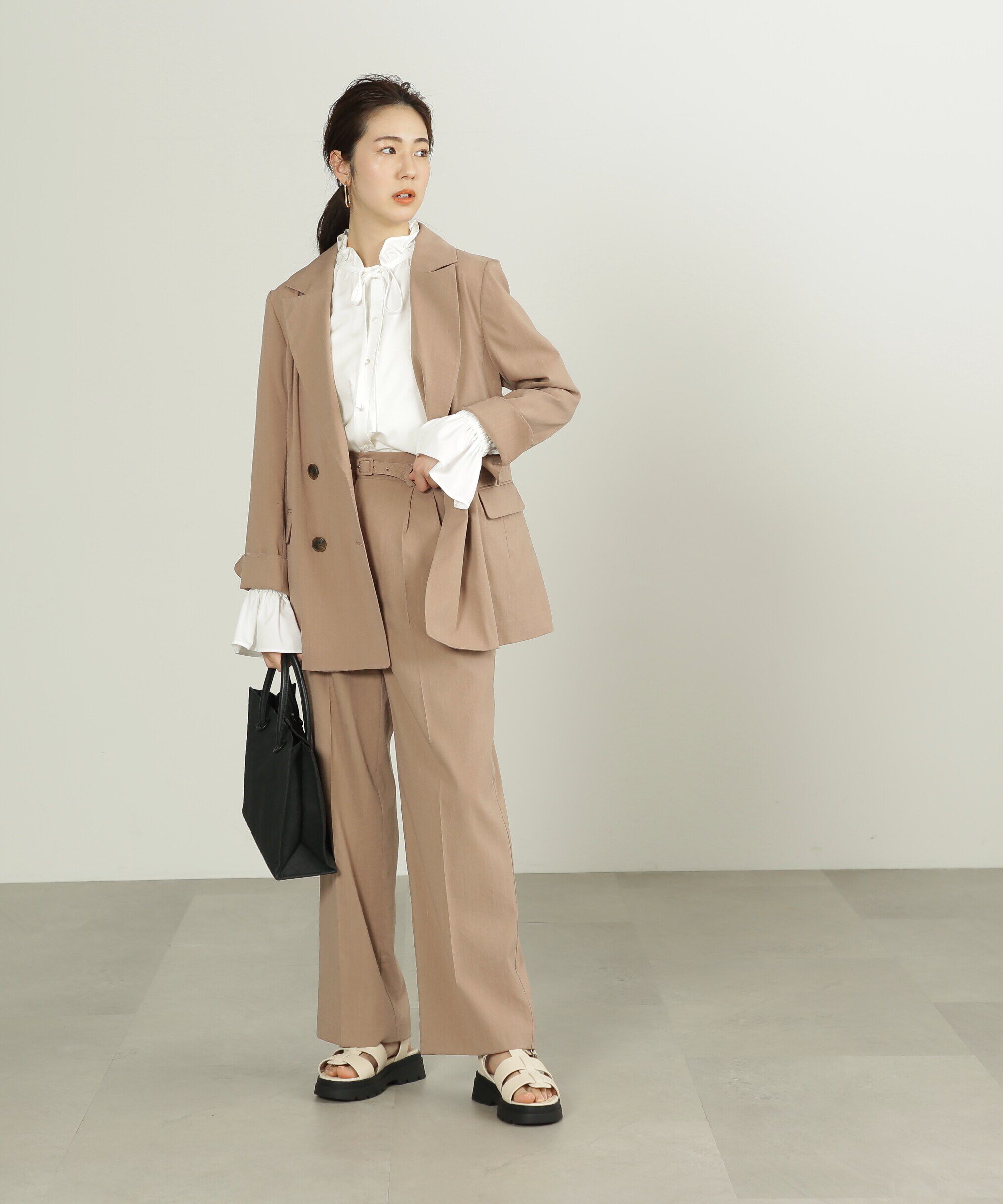  「麻調合繊ダブルブレストジャケット」|その他|