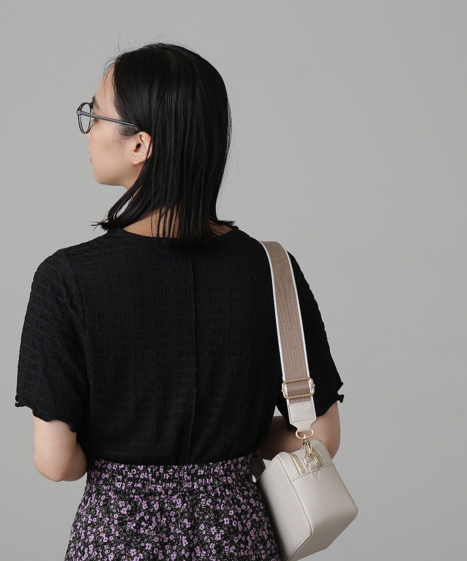  「ふくれシアー半袖カットソー」|Tシャツ・カットソー|