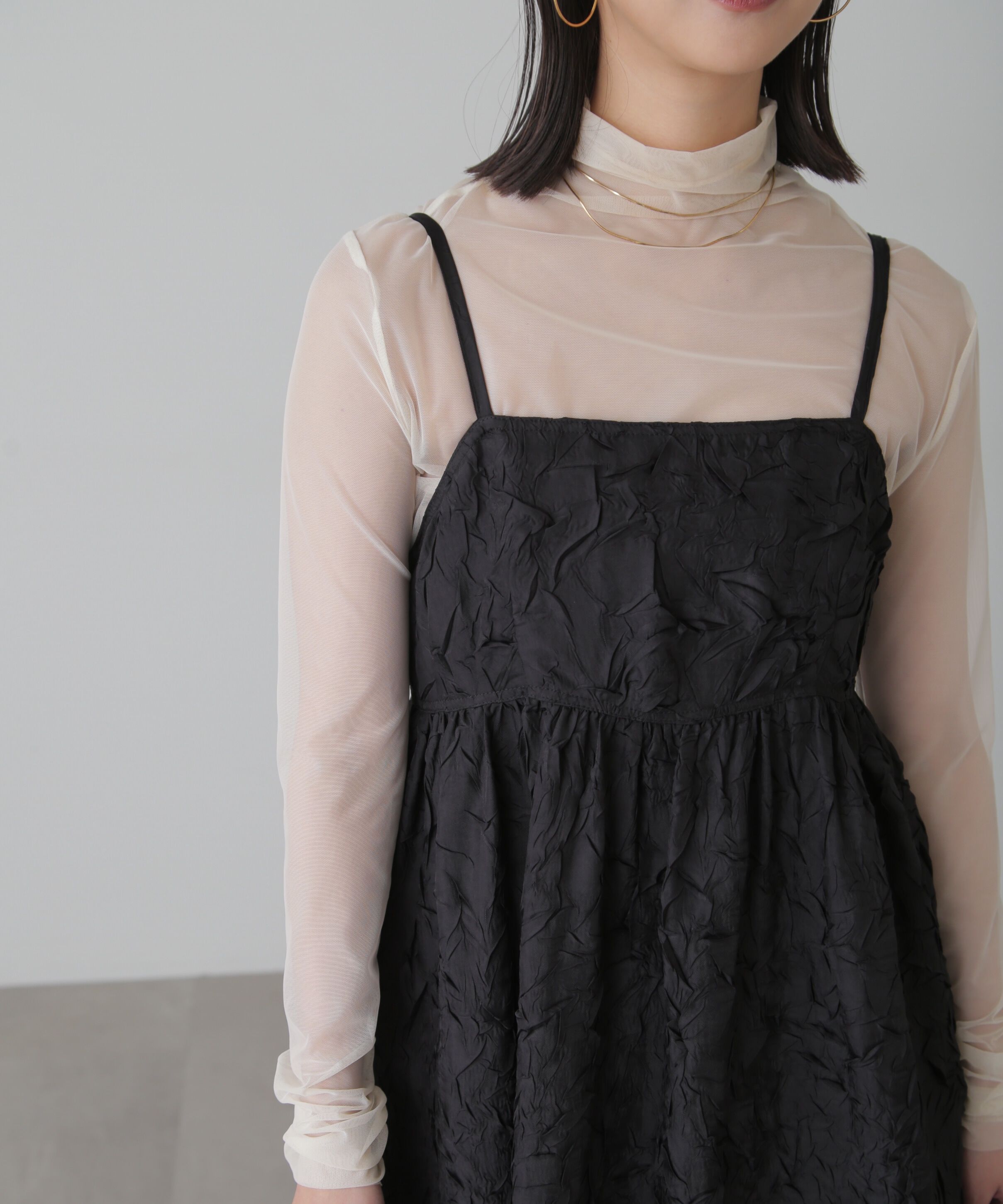  「バックオープンフレアマキシキャミワンピース」|ワンピース|