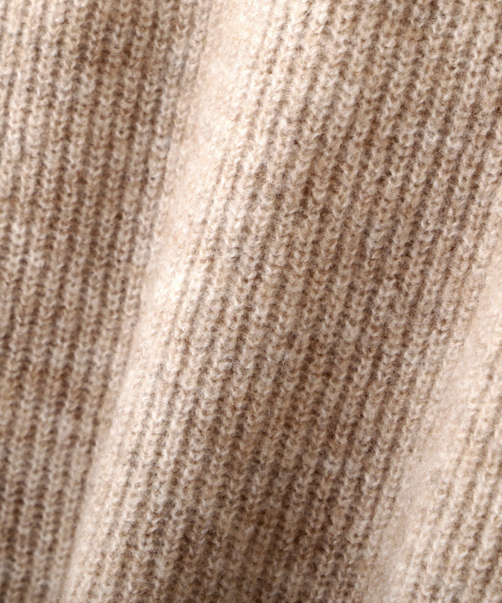  「ボートネック畦ニットミニワンピース」|ワンピース|