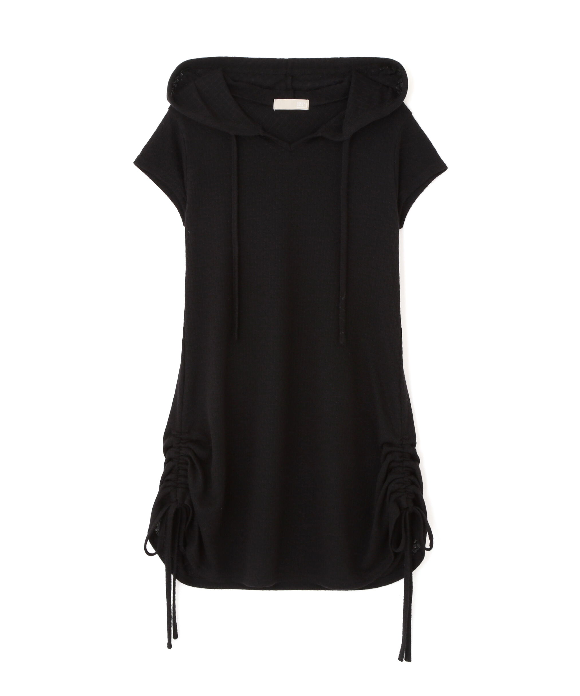  「サイドシャーリングフーディーミニワンピース」|ワンピース|