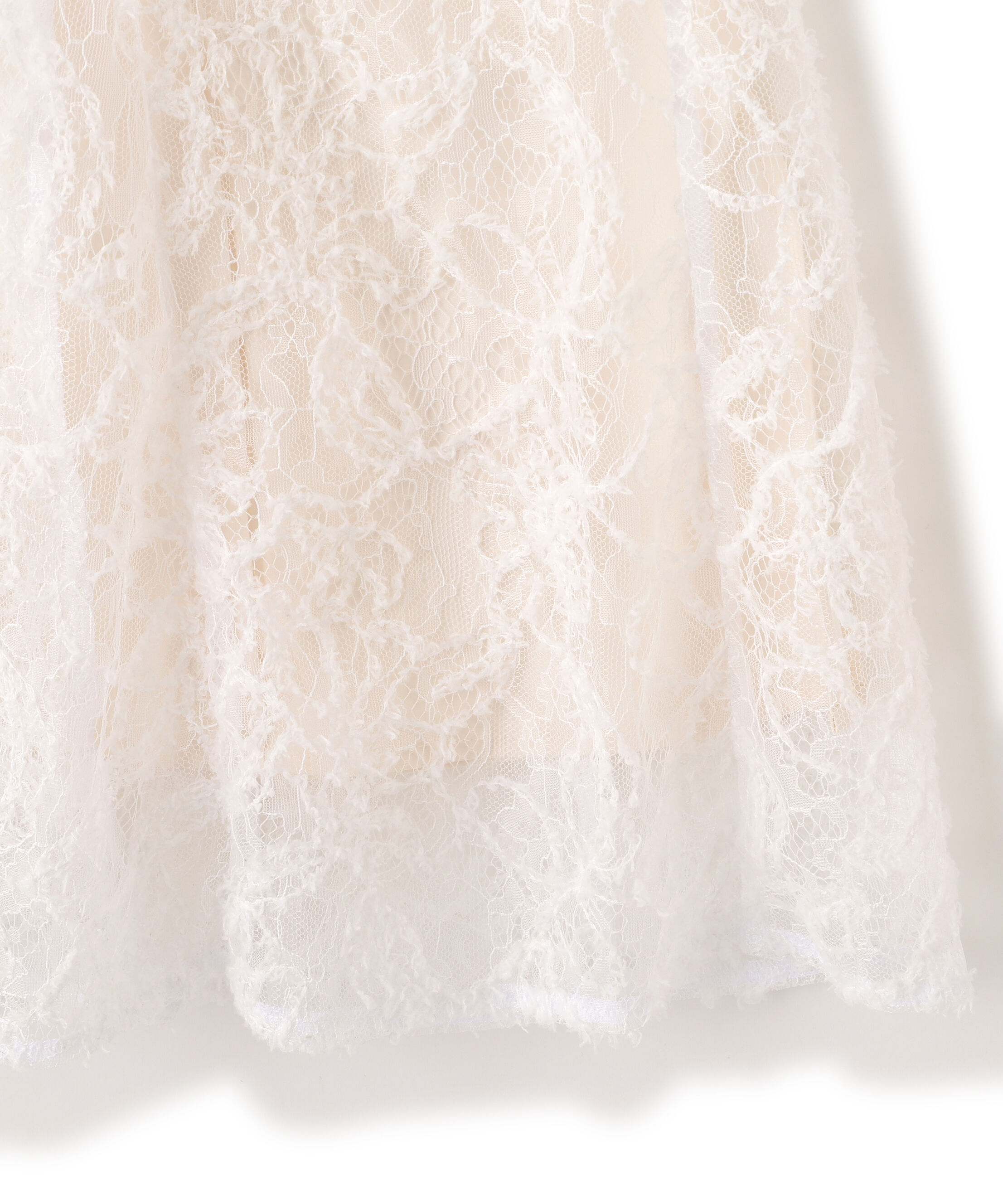  「モール刺繍レースマーメイドスカート」|スカート|