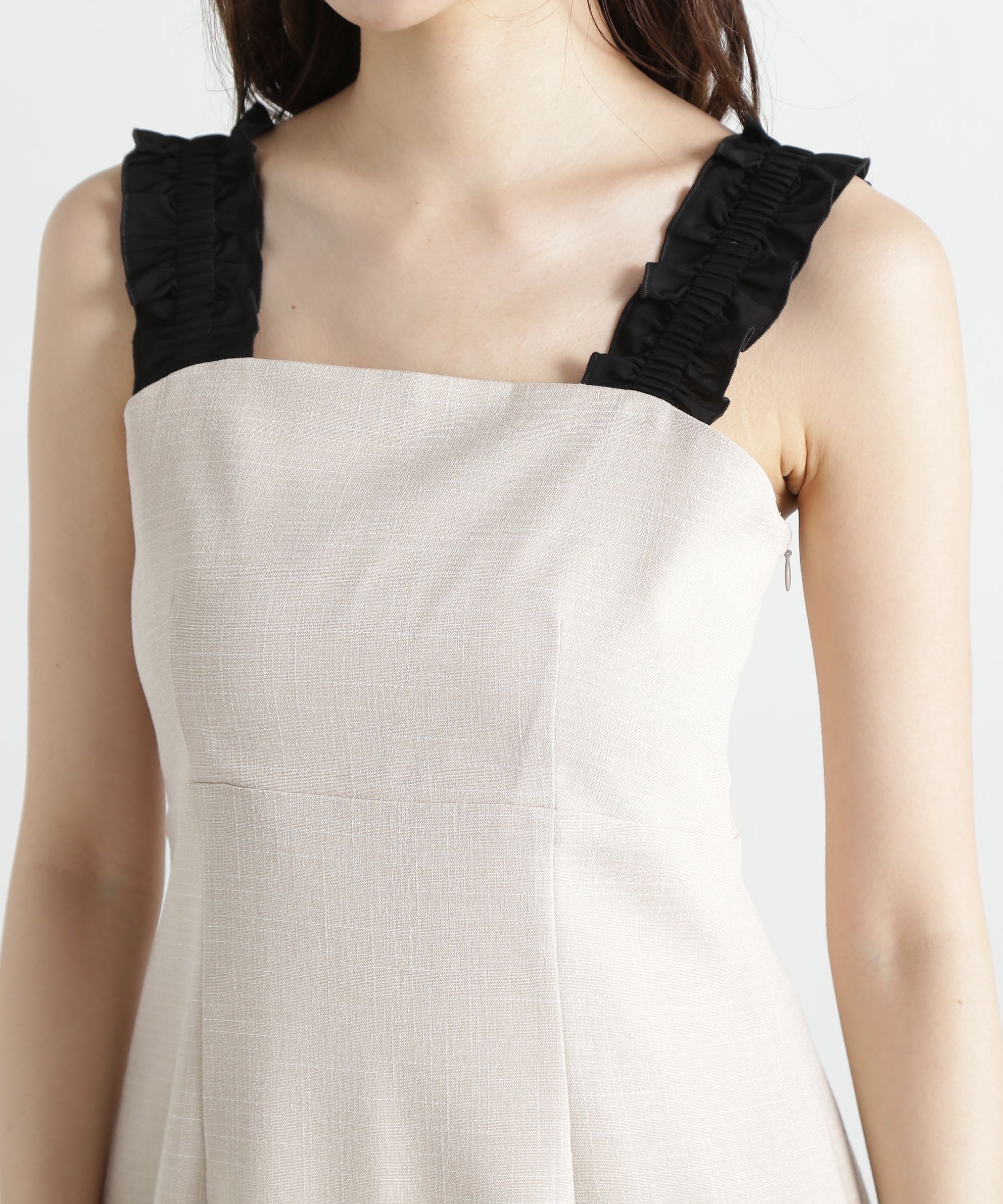 PROPORTION BODY DRESSING「ショルダーフリルワンピース」|ワンピース|