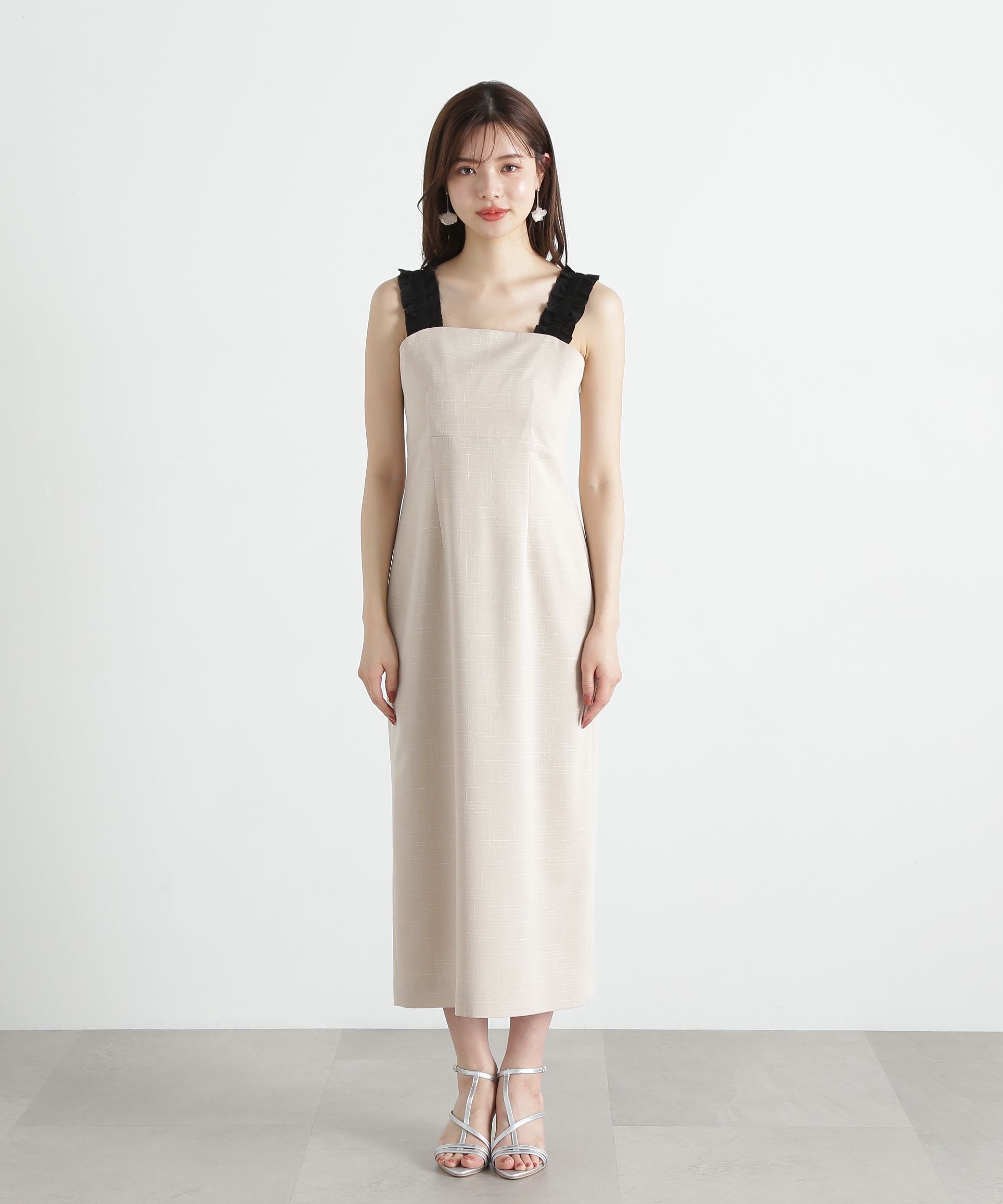 PROPORTION BODY DRESSING「ショルダーフリルワンピース」|ワンピース|
