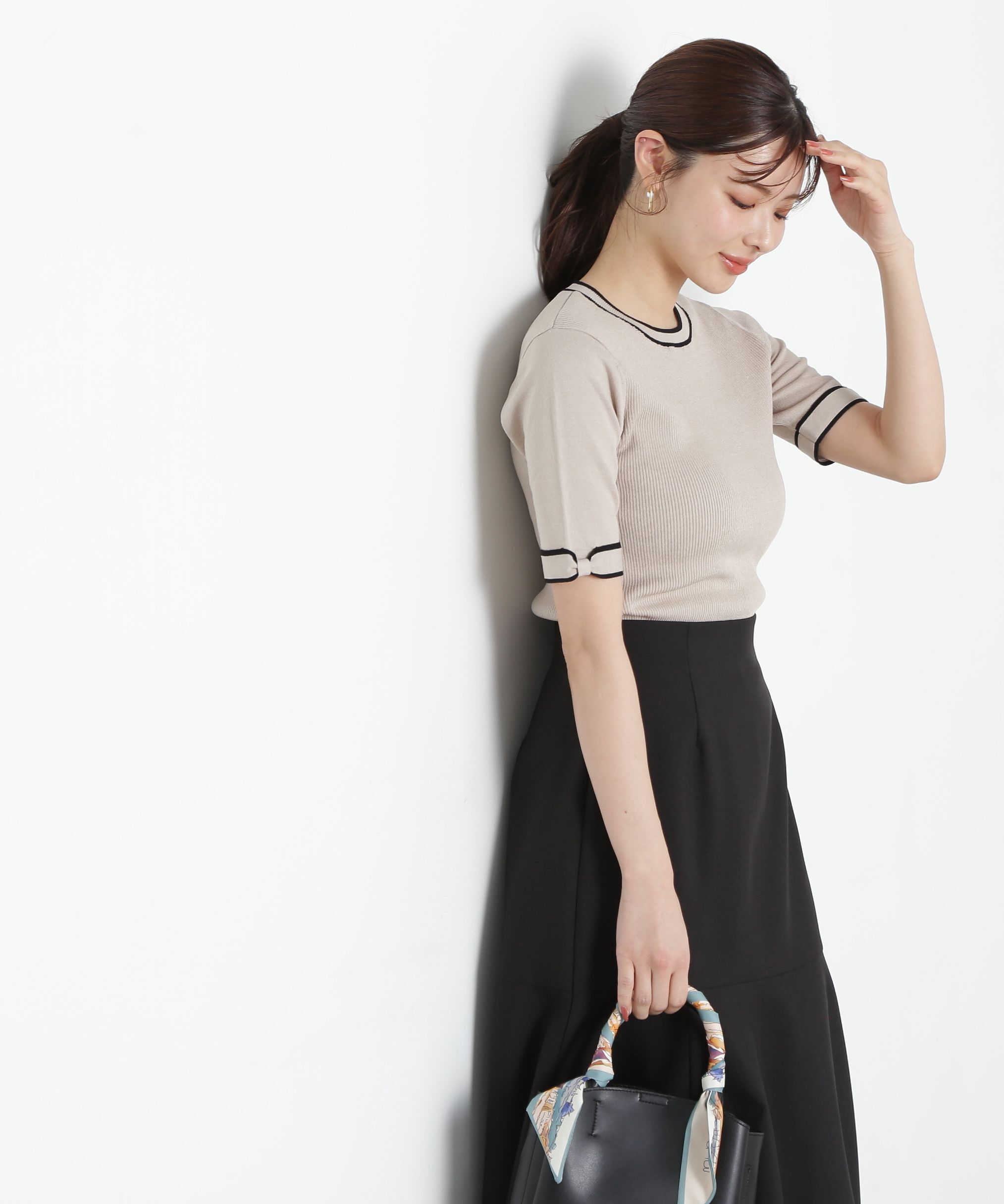 PROPORTION BODY DRESSING「リボンポイントニット」|ニット・セーター|