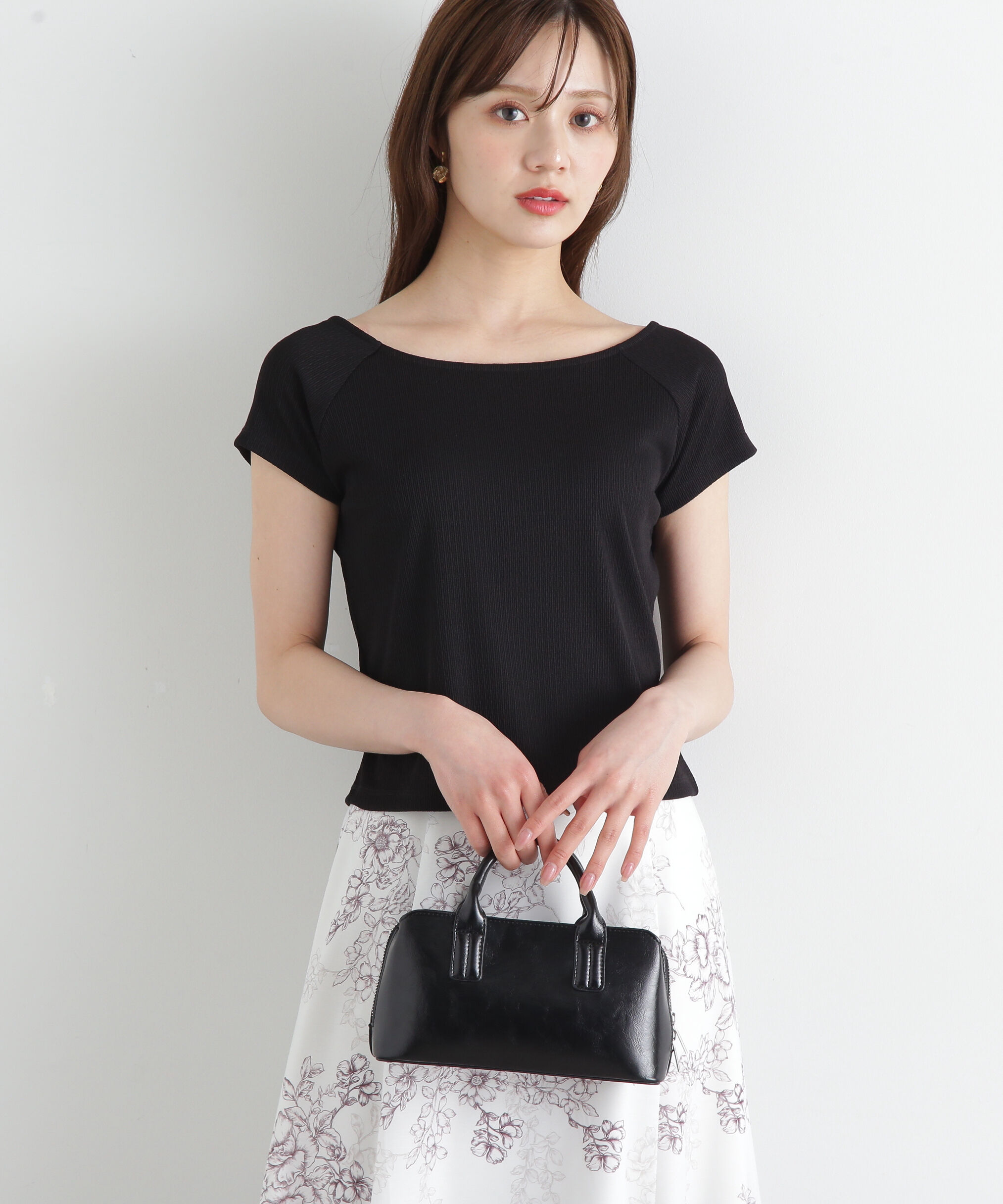 PROPORTION BODY DRESSING「前後2wayデコルテカットソー」|Tシャツ・カットソー|