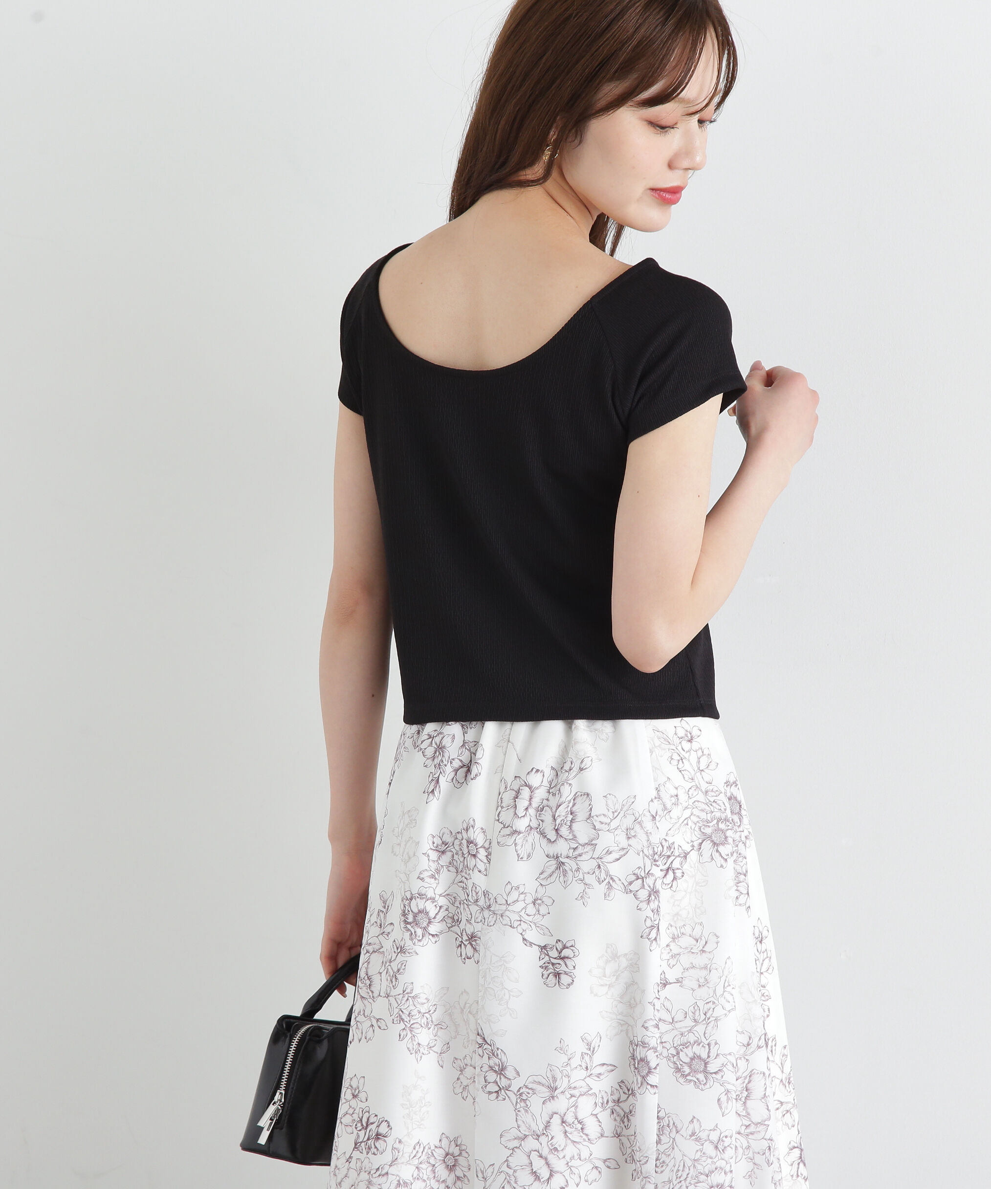 PROPORTION BODY DRESSING「前後2wayデコルテカットソー」|Tシャツ・カットソー|