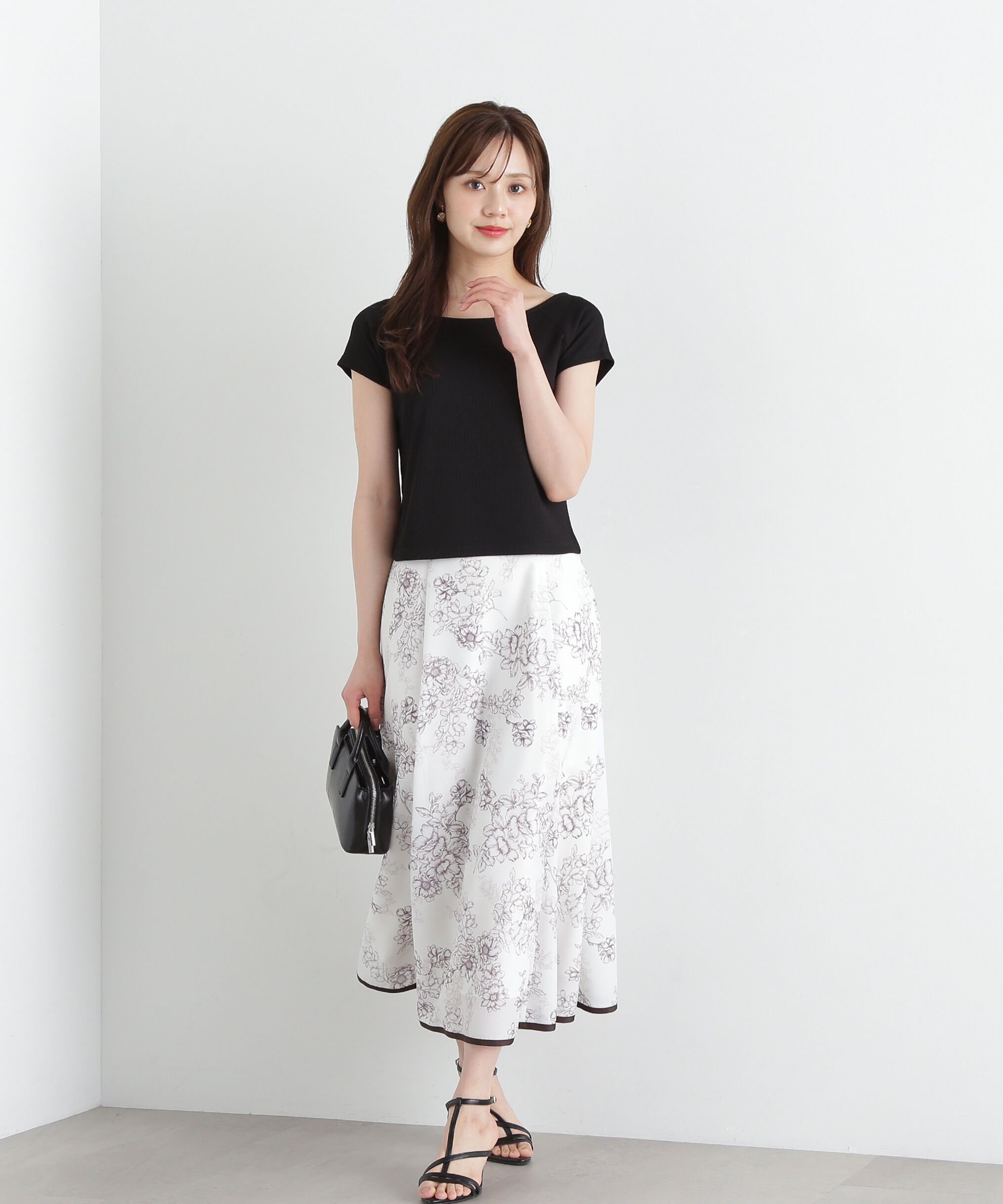 PROPORTION BODY DRESSING「前後2wayデコルテカットソー」|Tシャツ・カットソー|