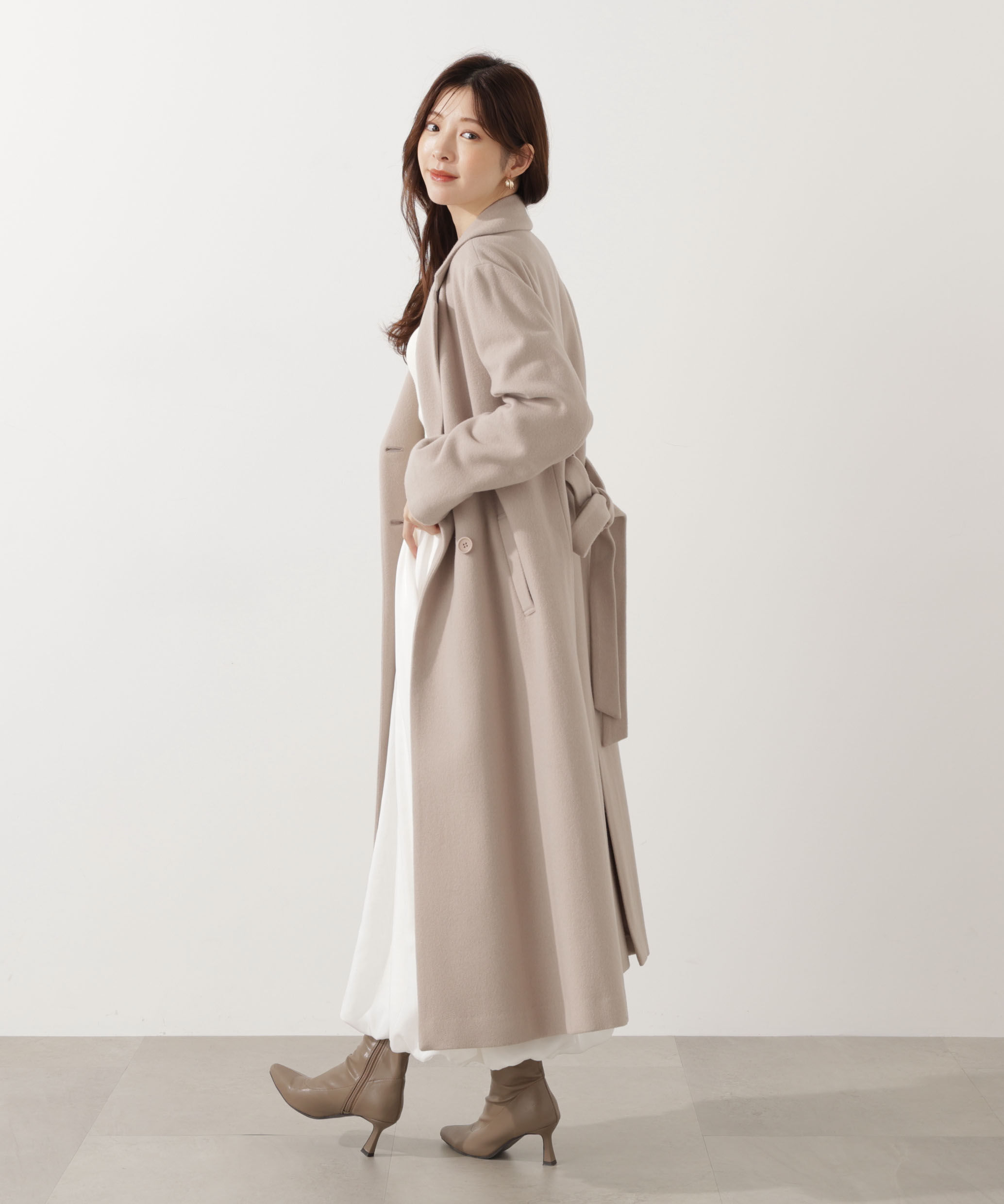 PROPORTION BODY DRESSING「ベルテッドレディーコート 25AW」|その他|