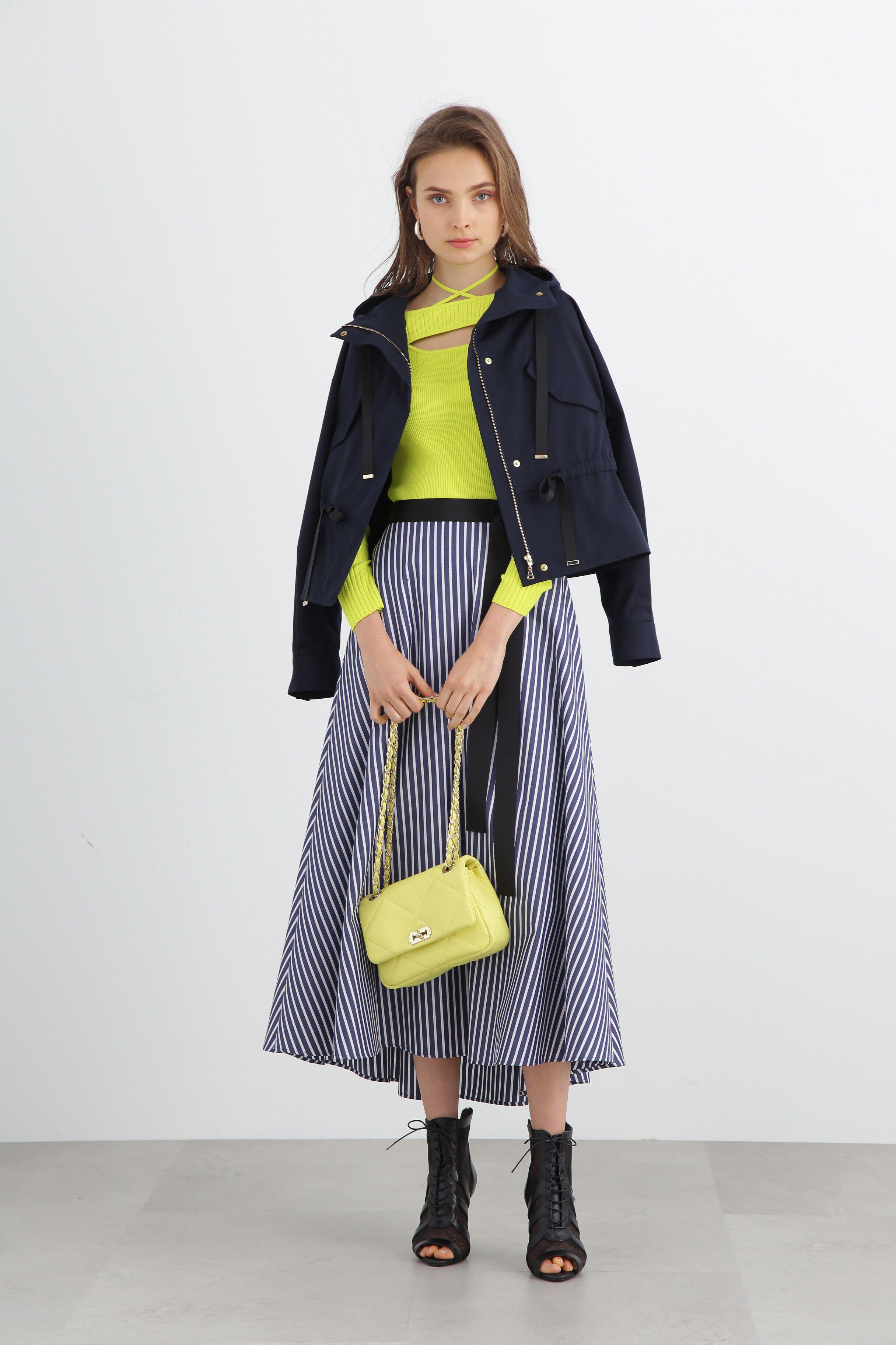  「◆ミックスリブカットアウトプルオーバー」|ニット・セーター|