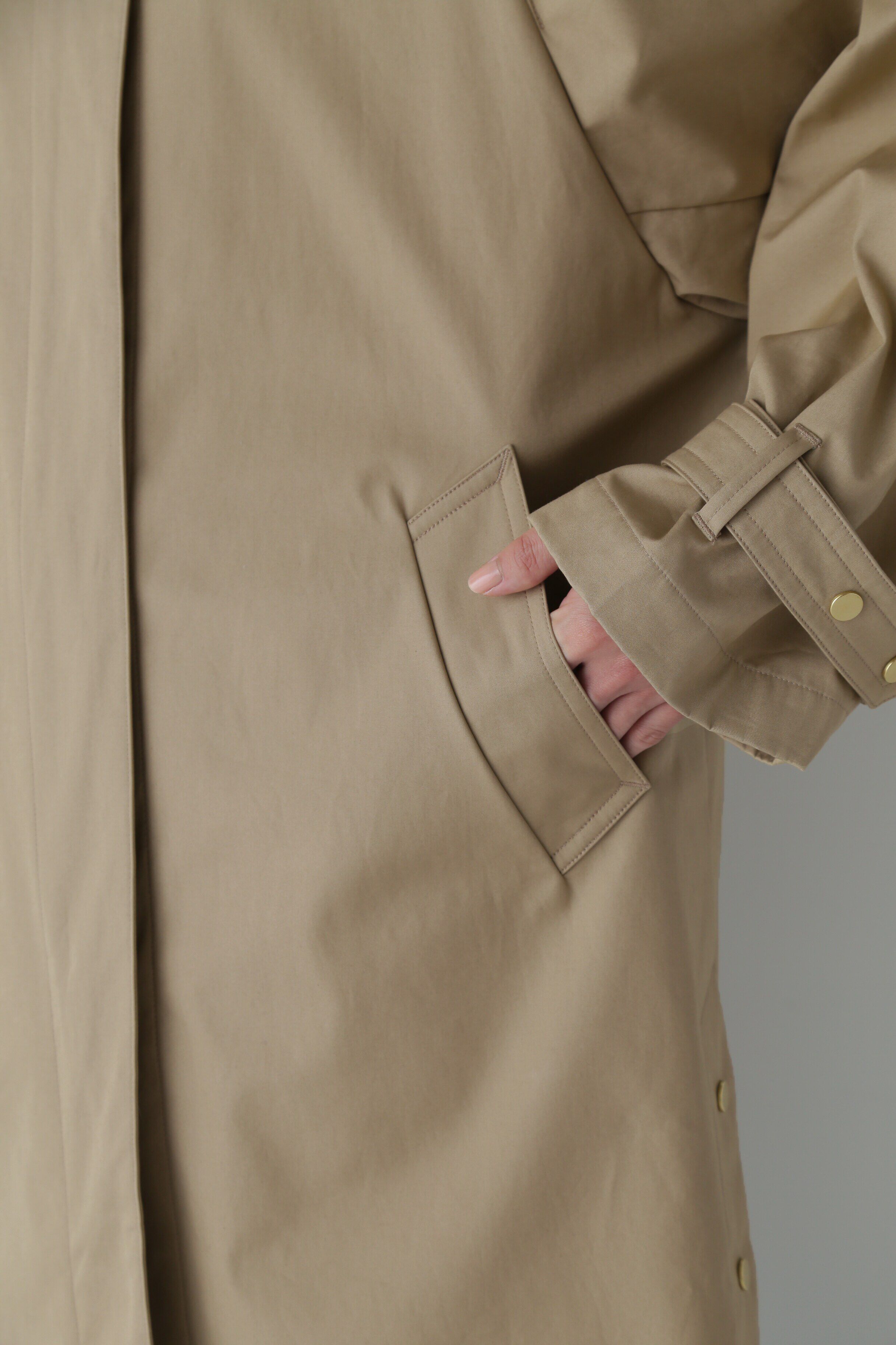  「コットンボンディングステンカラーコート」|その他|