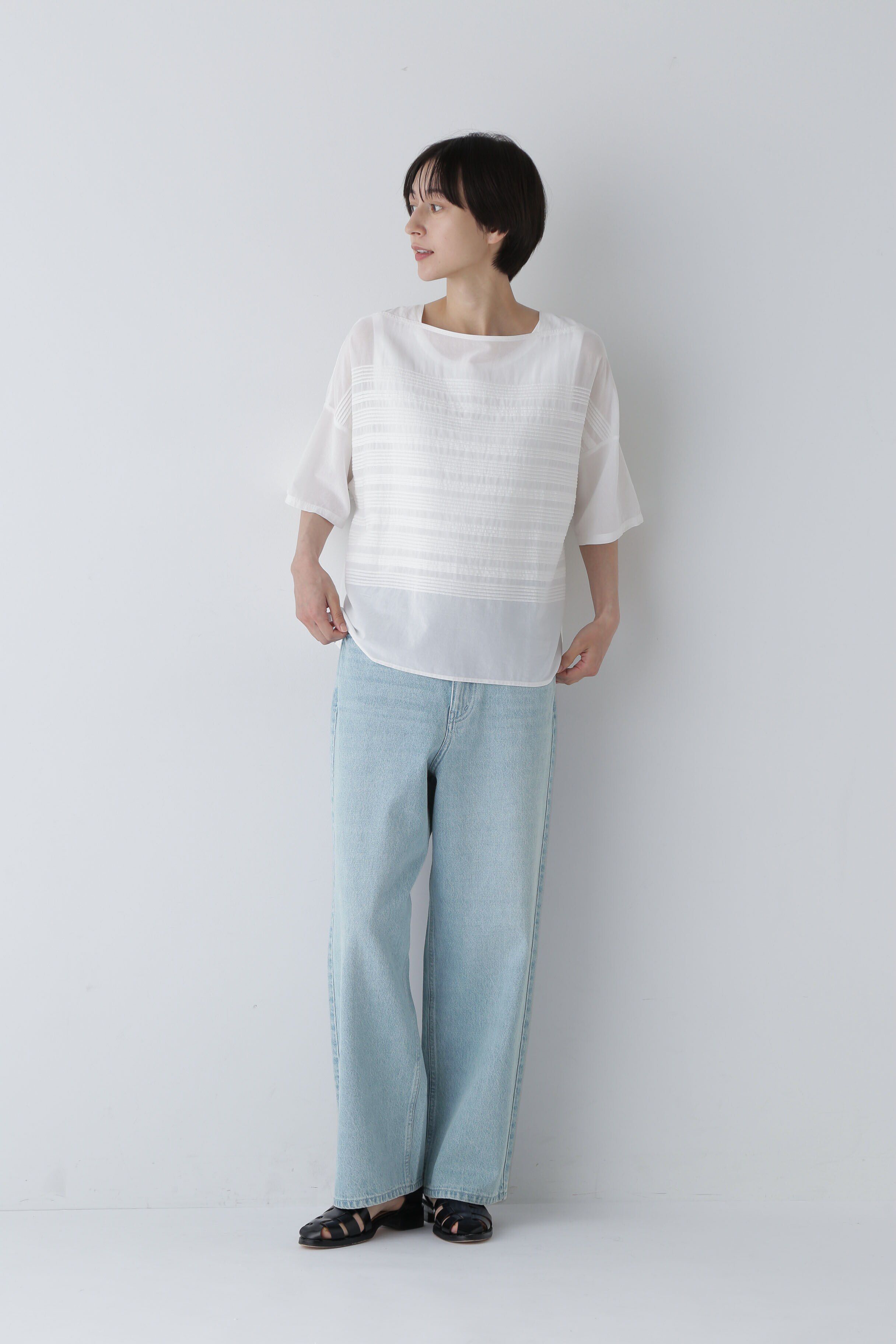  「セミワイドブリーチデニム」|その他|