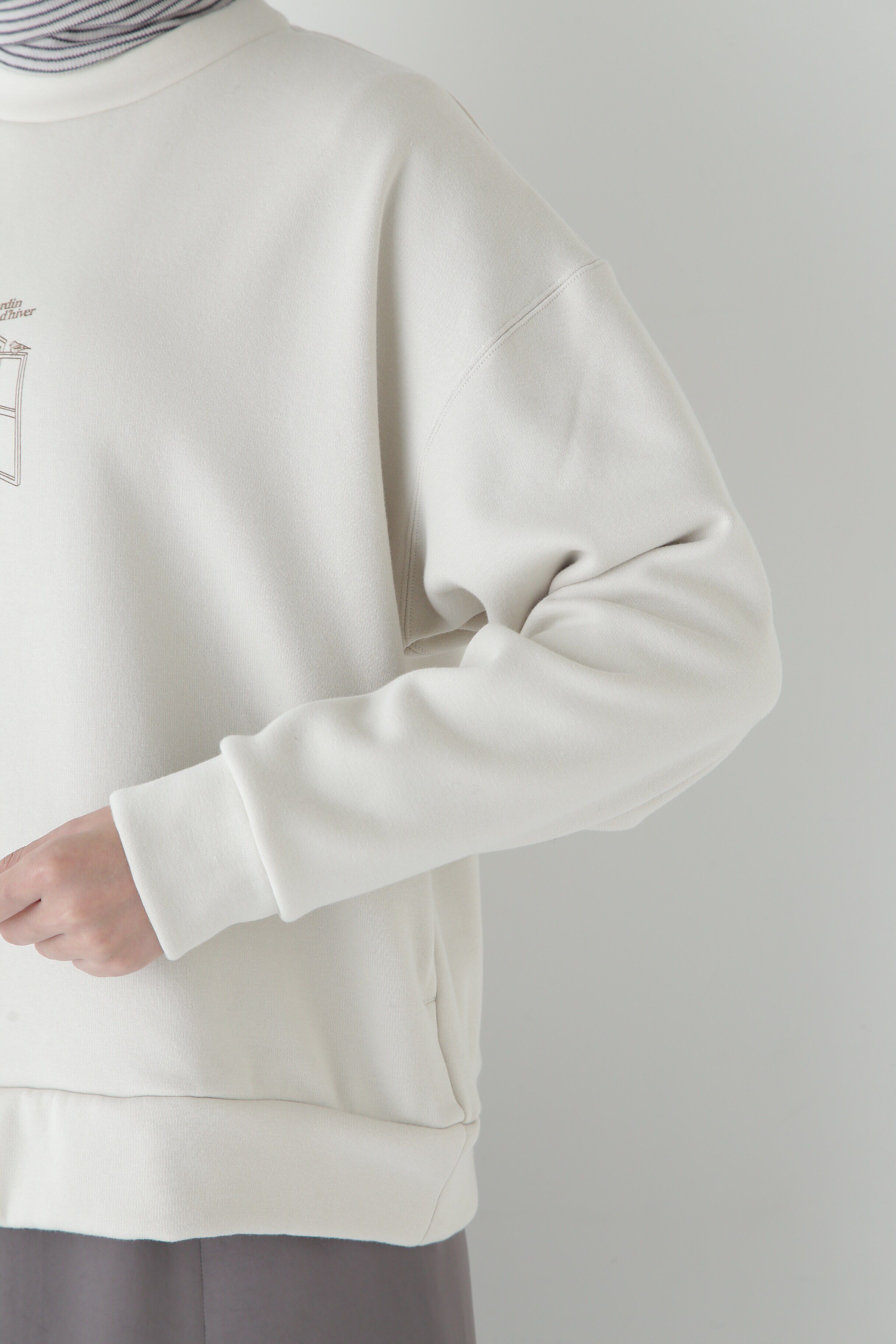  「Ｙｕｎｏｓｕｋｅコラボイラストプリントボトルネックスウェット」|Tシャツ・カットソー|