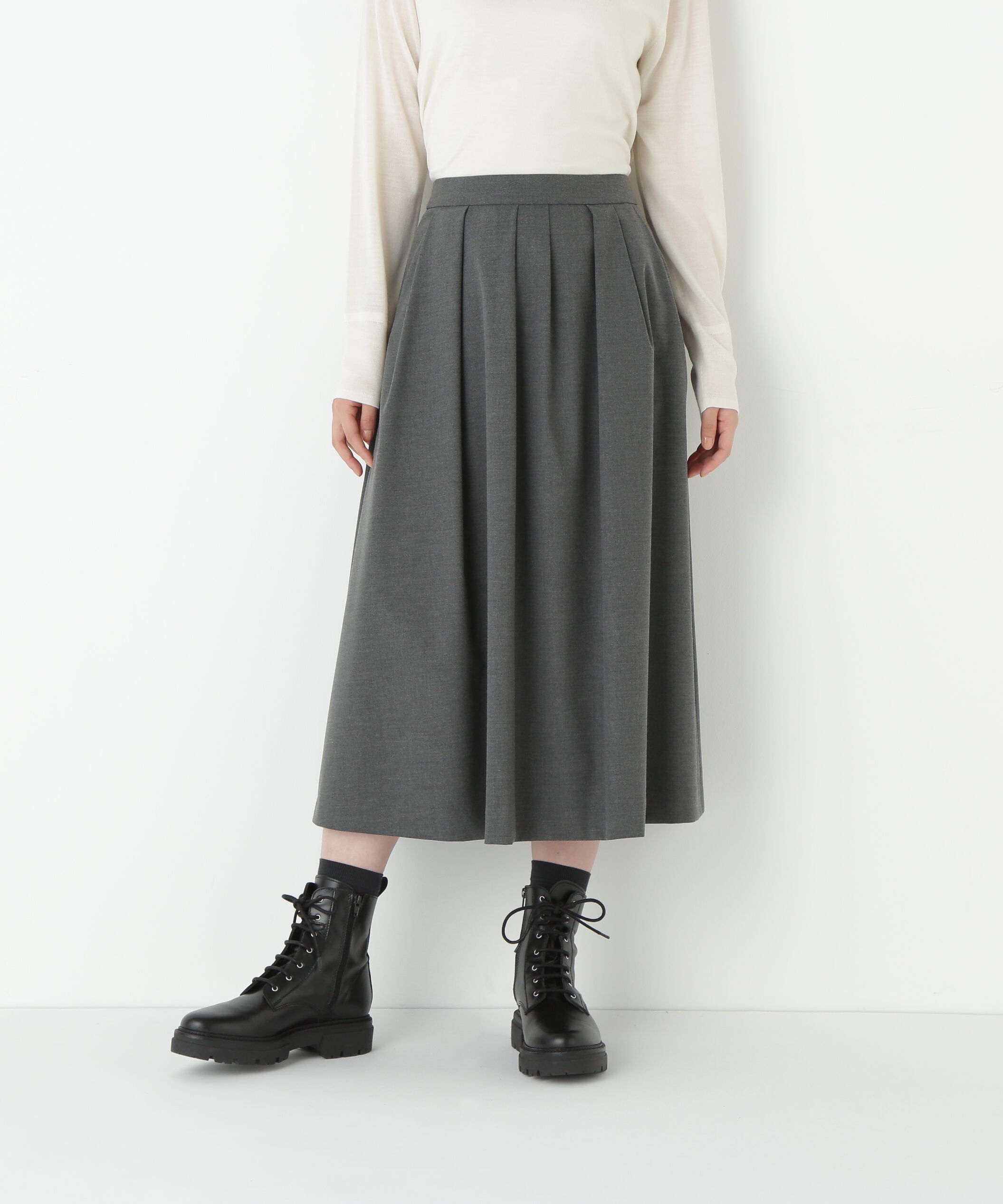  「◆ランダムタックフレアースカート」|スカート|