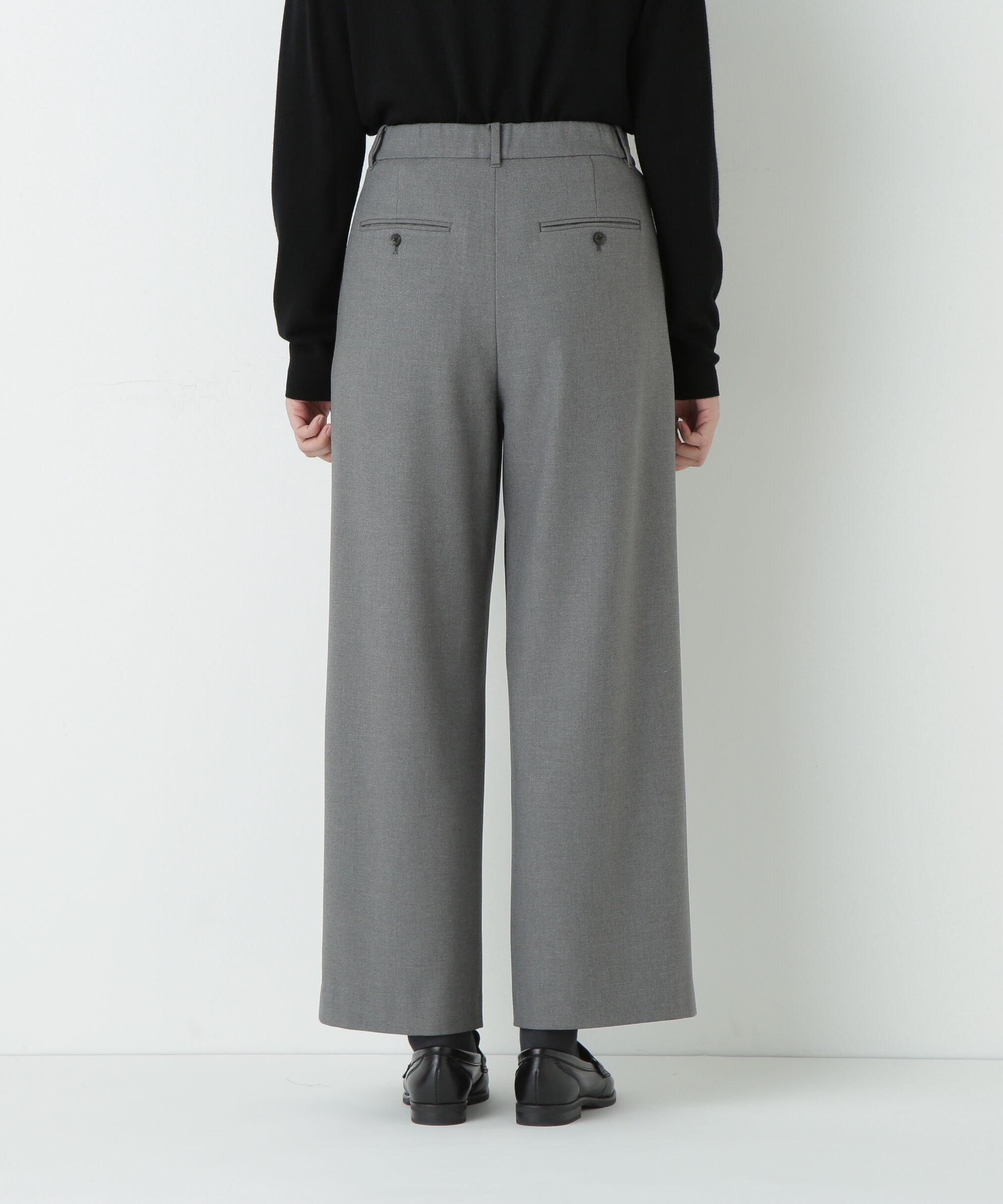  「≪ウォーム素材≫裏起毛セミワイドパンツ」|その他|