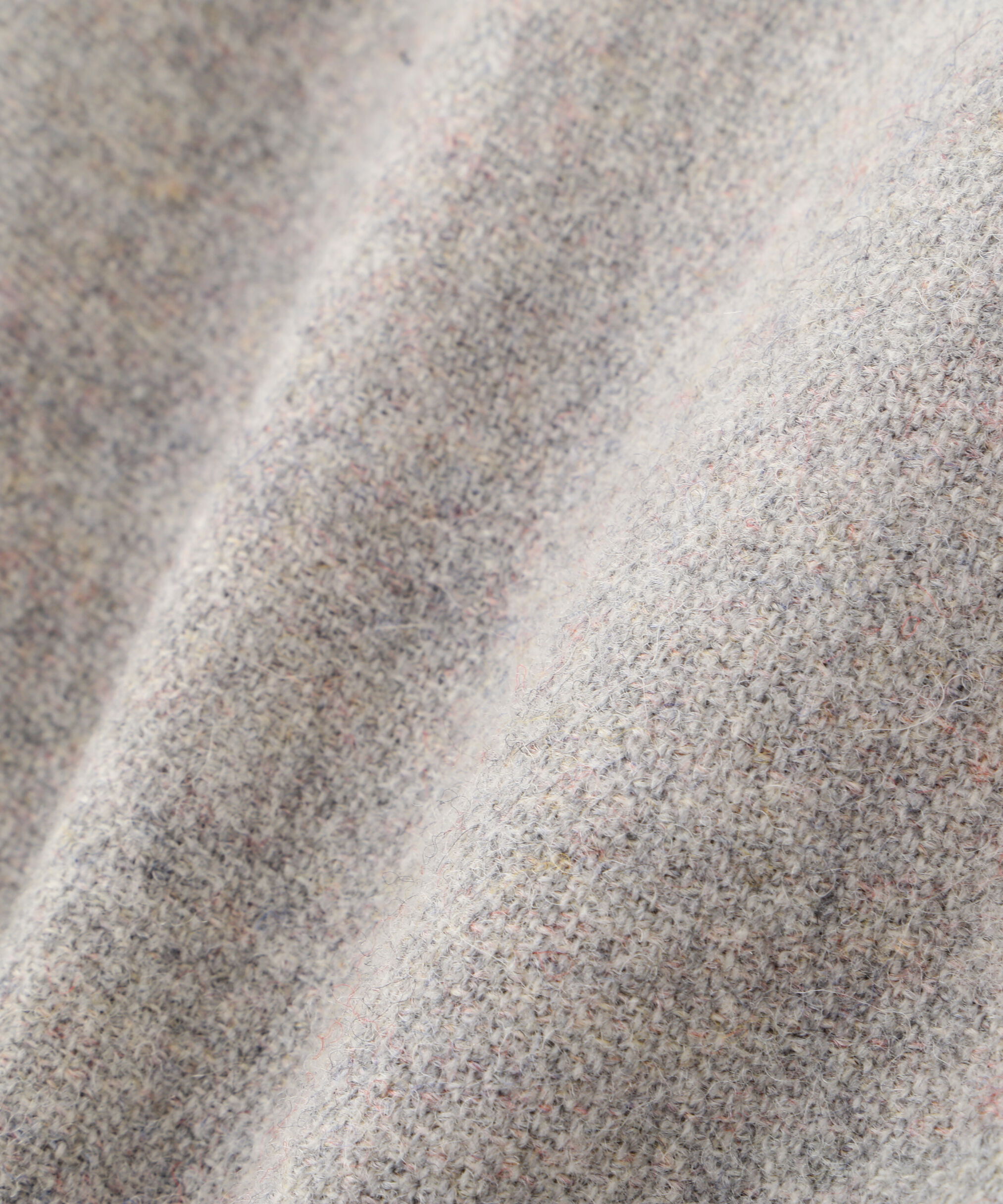  「シェットランドリサイクルＷショートジップブルゾン」|ブルゾン・スタジャン|