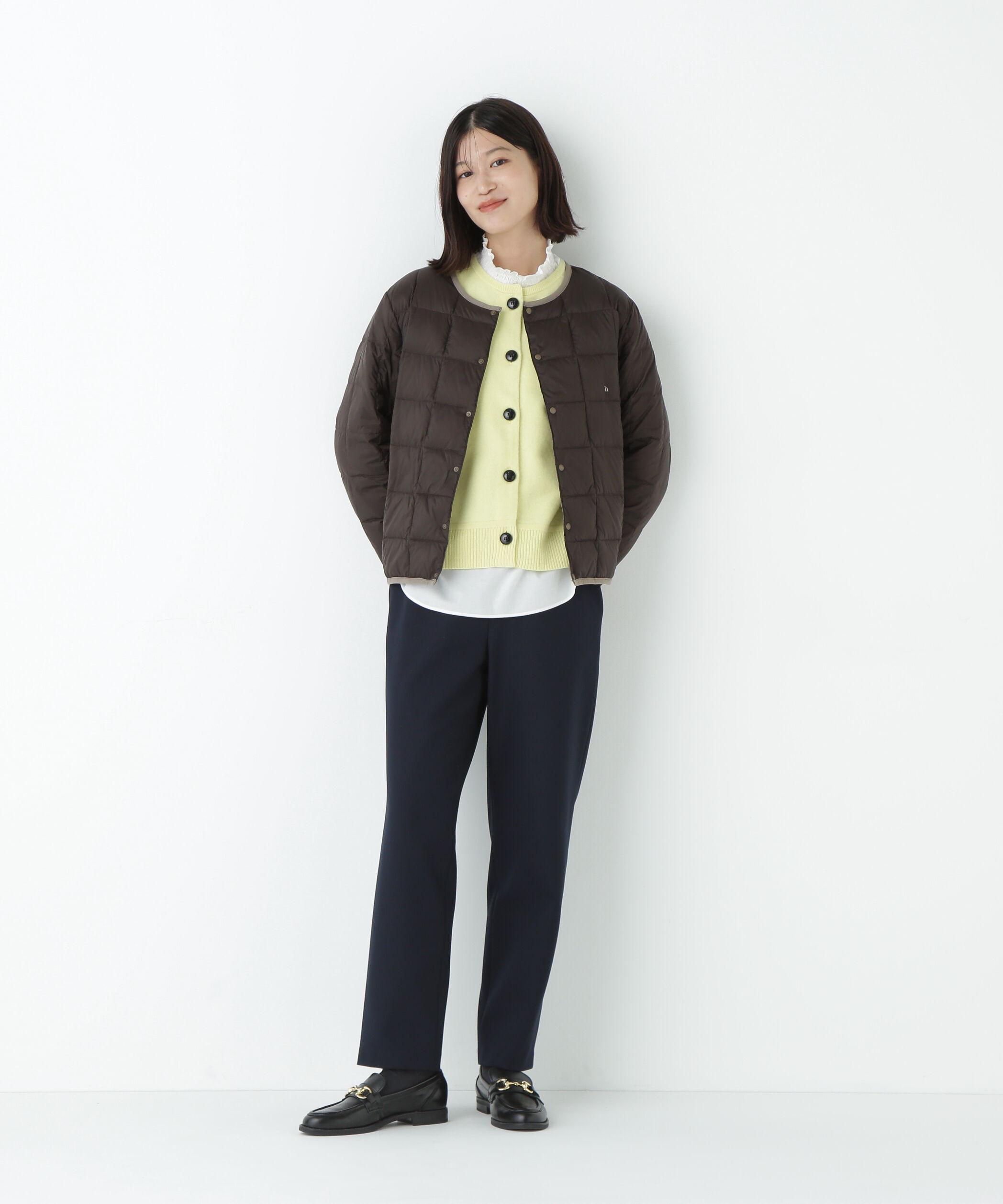  「◆≪ＴＡＩＯＮコラボ≫リバーシブルクルーネックダウンブルゾン」|ブルゾン・スタジャン|