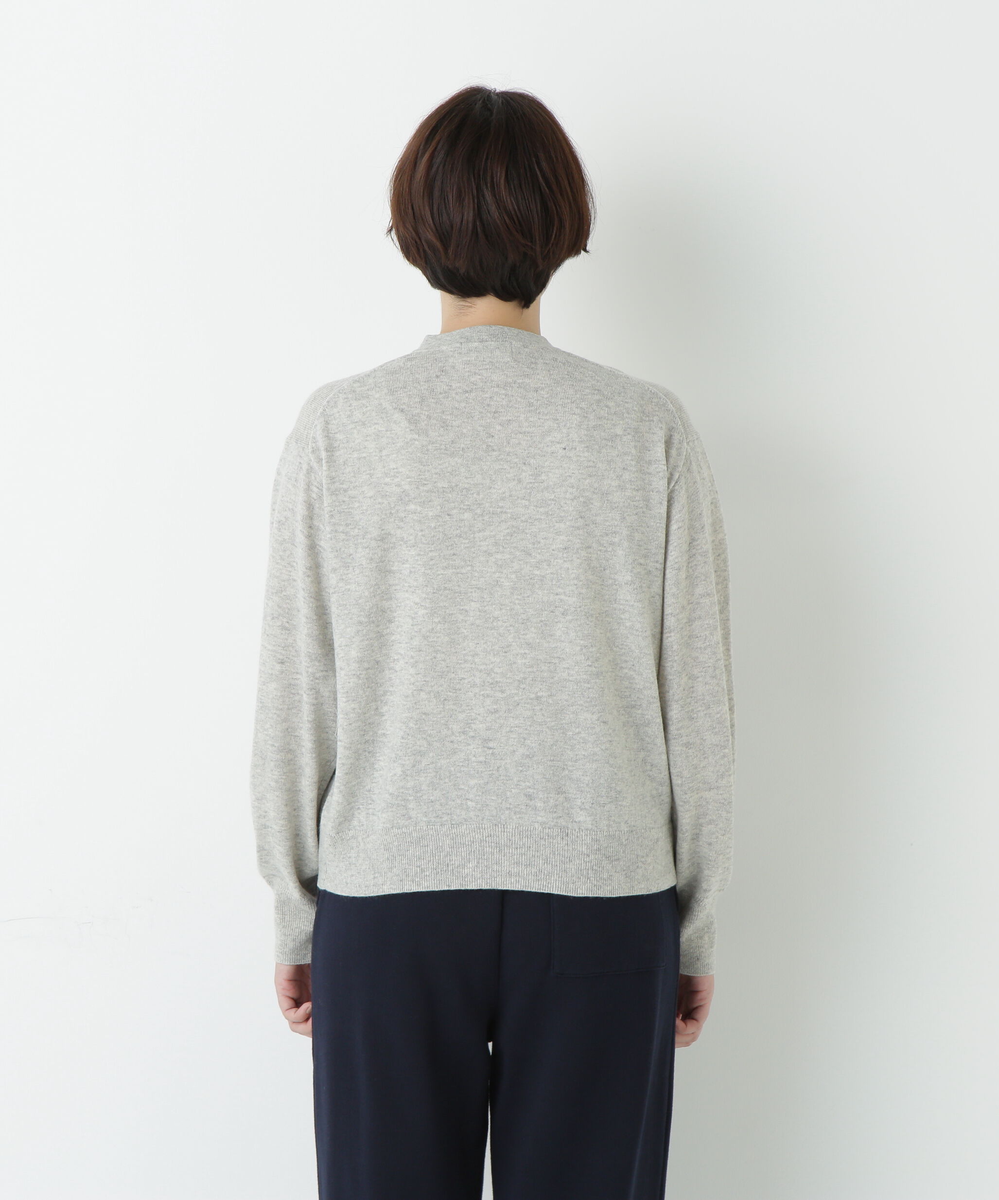  「≪洗える≫ウールＭＩＸヘンリーネックプルオーバー」|ニット・セーター|