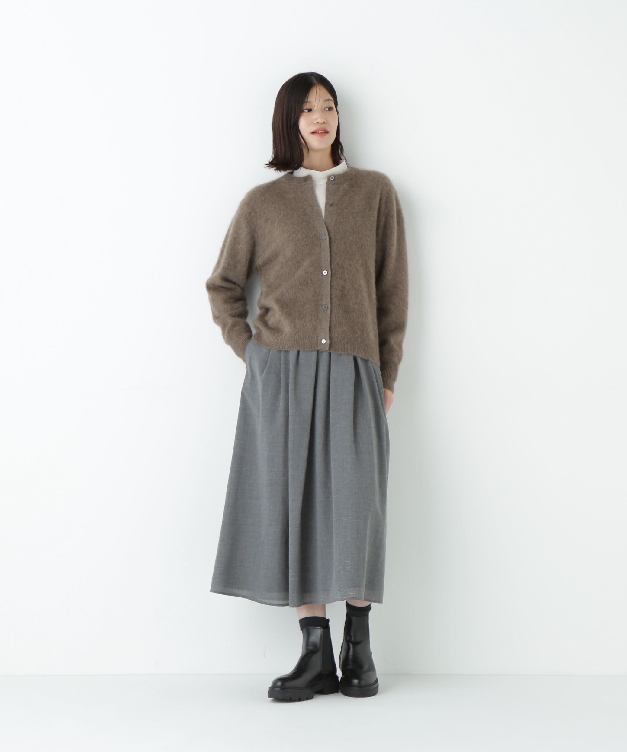  「ヤクへアリーカーディガン」|ニット・セーター|