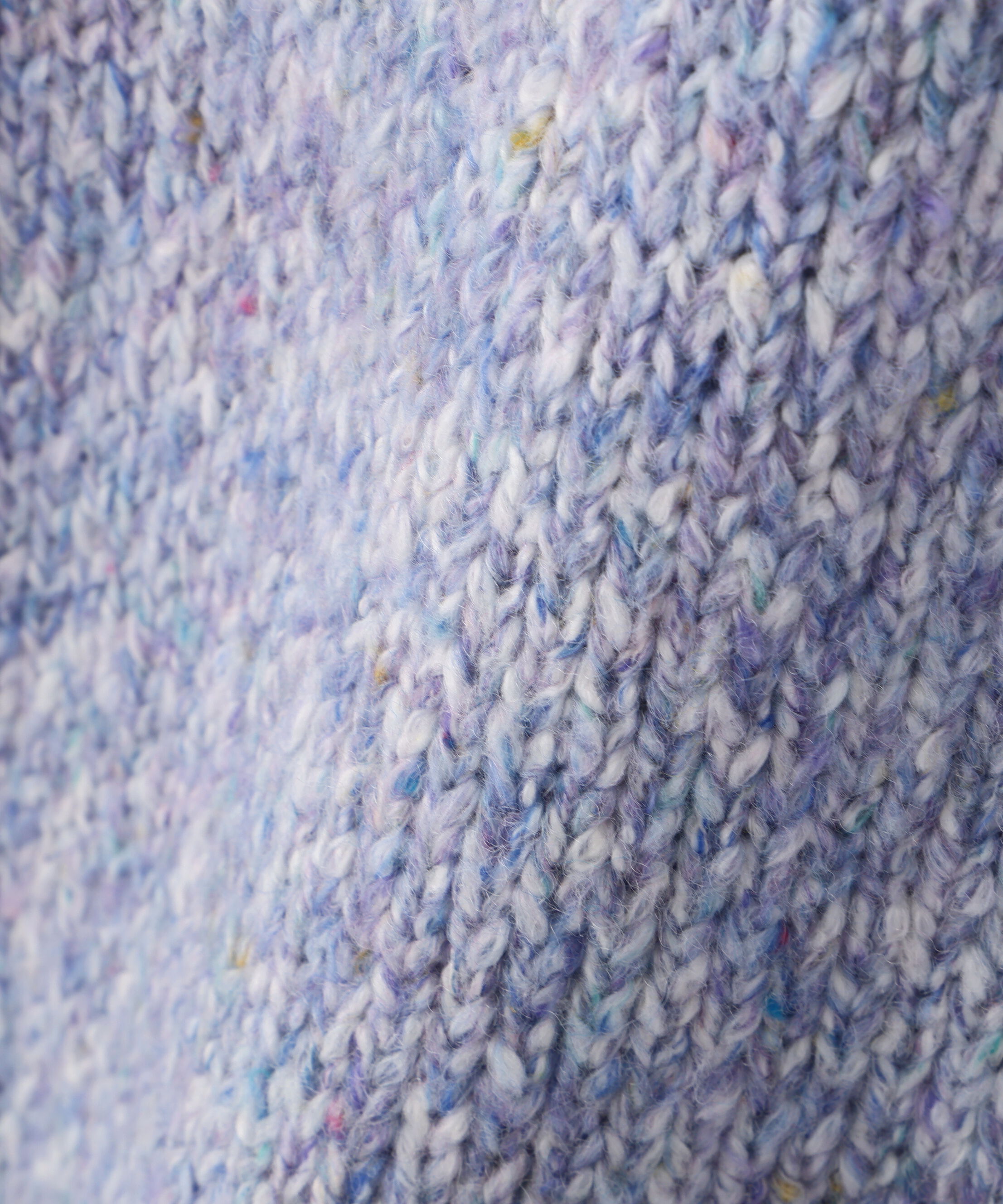  「◆ＭＩＸヤーンクルーネックラグランプルオーバー」|ニット・セーター|