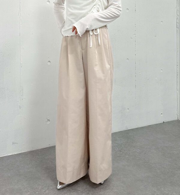 archives「ワイドタックチノパンツ」|チノ|IVORY