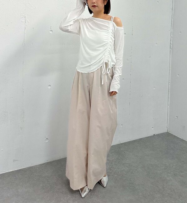 archives「ワイドタックチノパンツ」|チノ|