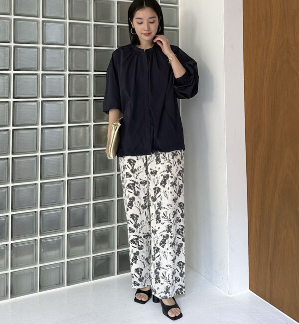 Doux archives「ネックギャザーブルゾン」|テーラードジャケット|