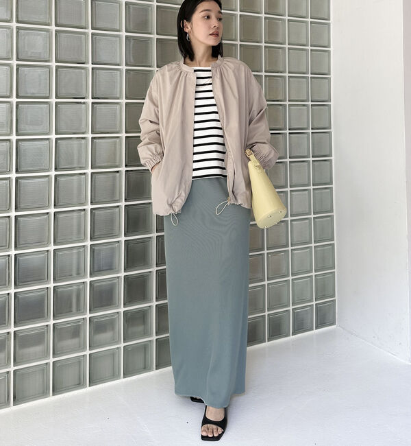 Doux archives「ネックギャザーブルゾン」|テーラードジャケット|