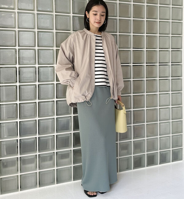 Doux archives「ネックギャザーブルゾン」|テーラードジャケット|