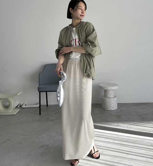 Doux archives「ネックギャザーブルゾン」|テーラードジャケット|